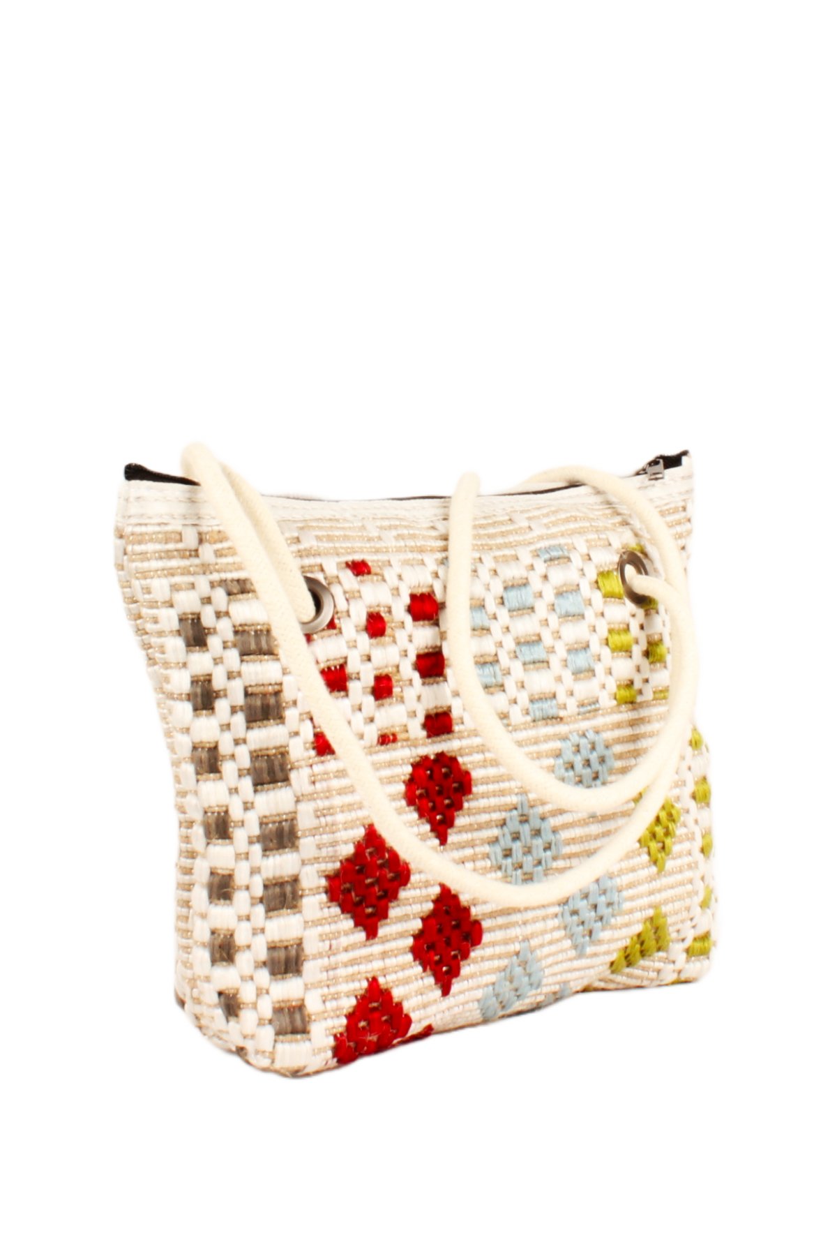 LWE60741-Klm1MviKhvTalhaLuwwe Bag'sKadın Kilim Motifli Etnik Tarz Anne Bebek-Günlük-Plaj Çok Amaçlı Dokuma Örgü El ve Omuz Çantası (60741)