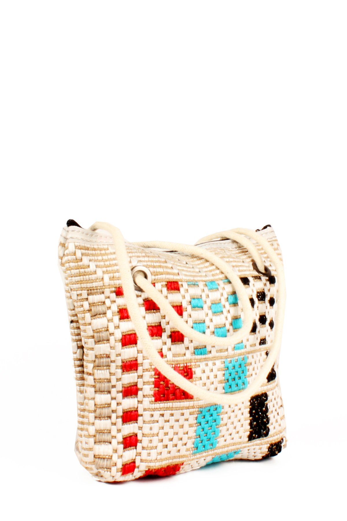 LWE60741-Klm1MviKhvTalhaLuwwe Bag'sKadın Kilim Motifli Etnik Tarz Anne Bebek-Günlük-Plaj Çok Amaçlı Dokuma Örgü El ve Omuz Çantası (60741)