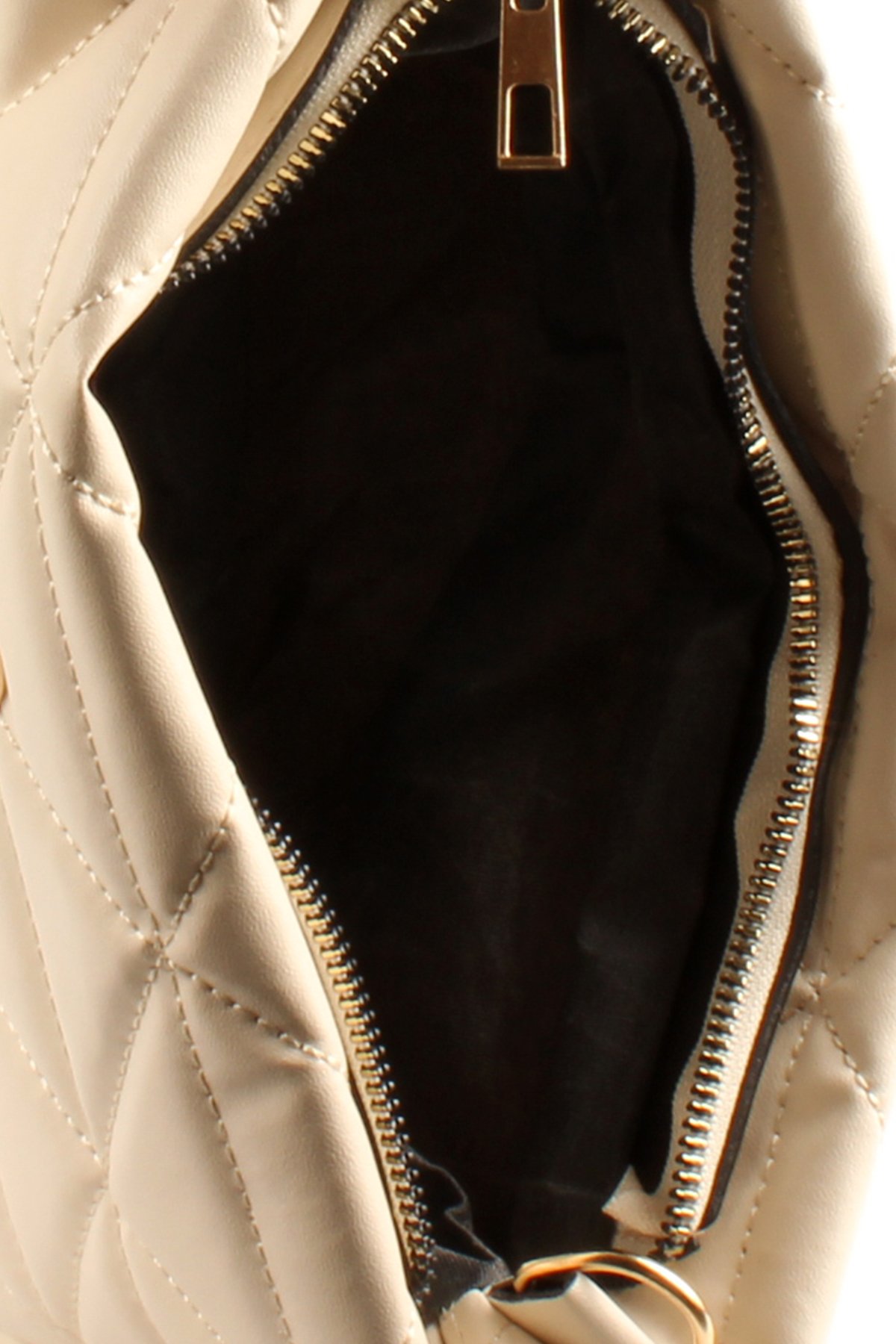 LWE20732-SyhTalhaLuwwe Bag'sKadın Kolon Askılı Kapitoneli Nakışlı Yonca Detaylı Omuz Çantası (20732)