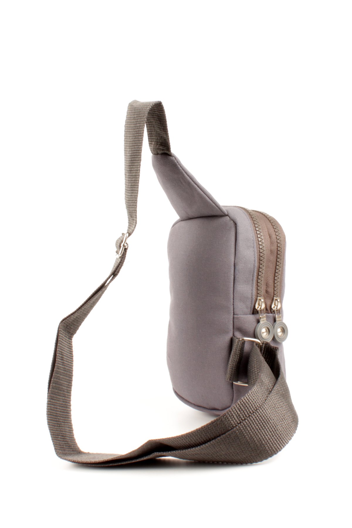 LWE20769-SyhTalhaLuwwe Bag'sKadın Krinkıl Kumaş İki Bölmeli Telefonluk Boy Çapraz Kolon Askılı Sırt ve Göğüs Çantası (20769)