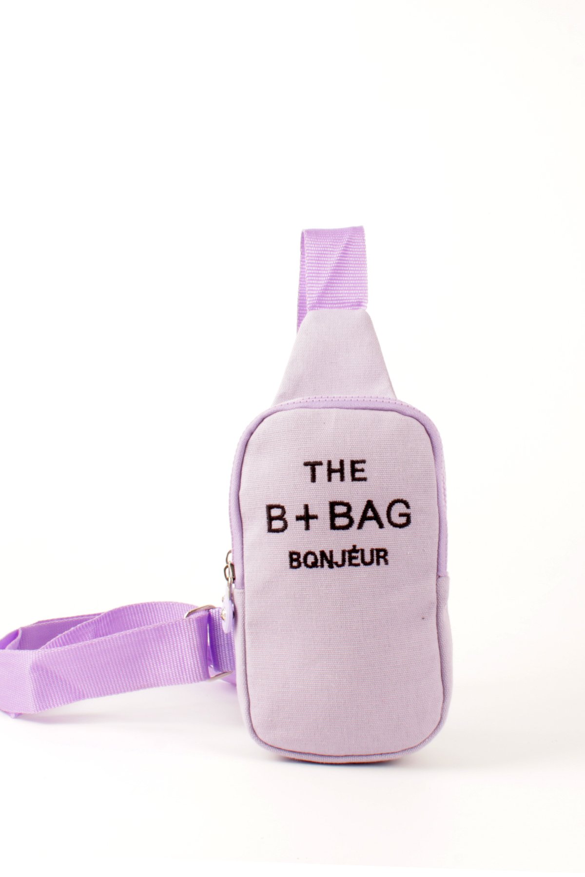 LWE20769-SyhTalhaLuwwe Bag'sKadın Krinkıl Kumaş İki Bölmeli Telefonluk Boy Çapraz Kolon Askılı Sırt ve Göğüs Çantası (20769)