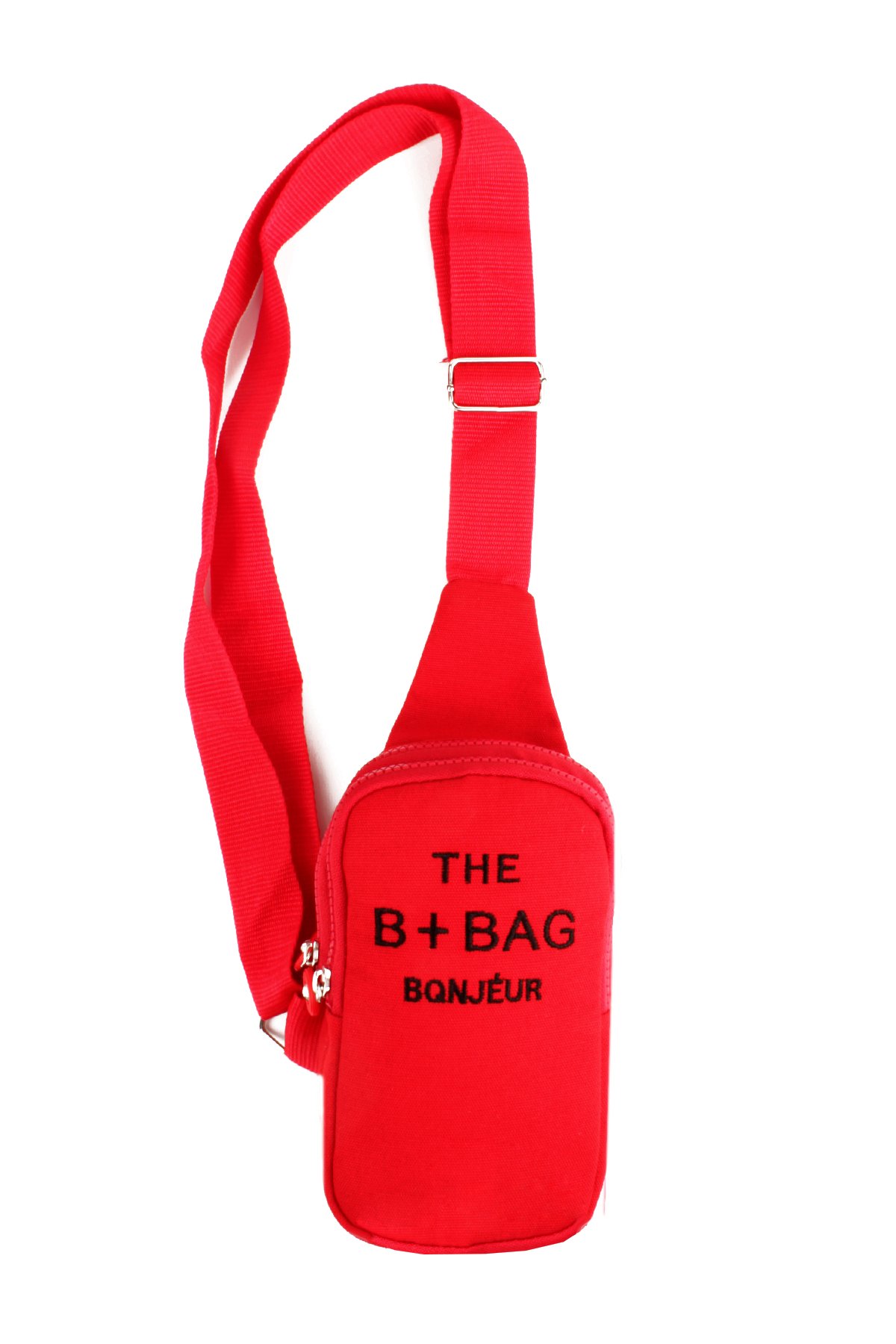 LWE20769-SyhTalhaLuwwe Bag'sKadın Krinkıl Kumaş İki Bölmeli Telefonluk Boy Çapraz Kolon Askılı Sırt ve Göğüs Çantası (20769)