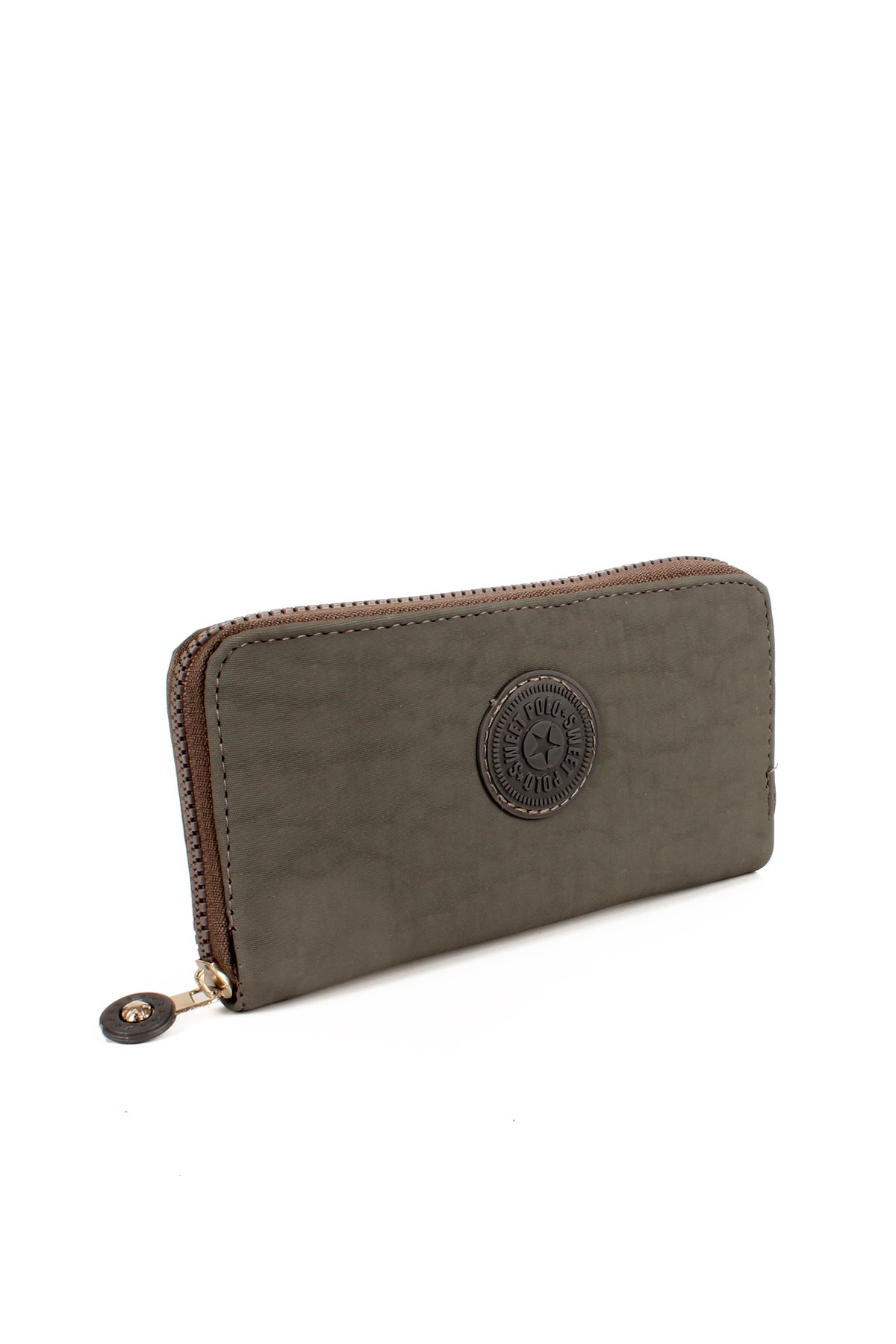 LWE50704-SyhTalhaLuwwe Bag'sKadın Krinkıl - Yazı Detaylı Dört İç Bölmeli Cüzdan Ve Kartlık  (50704)