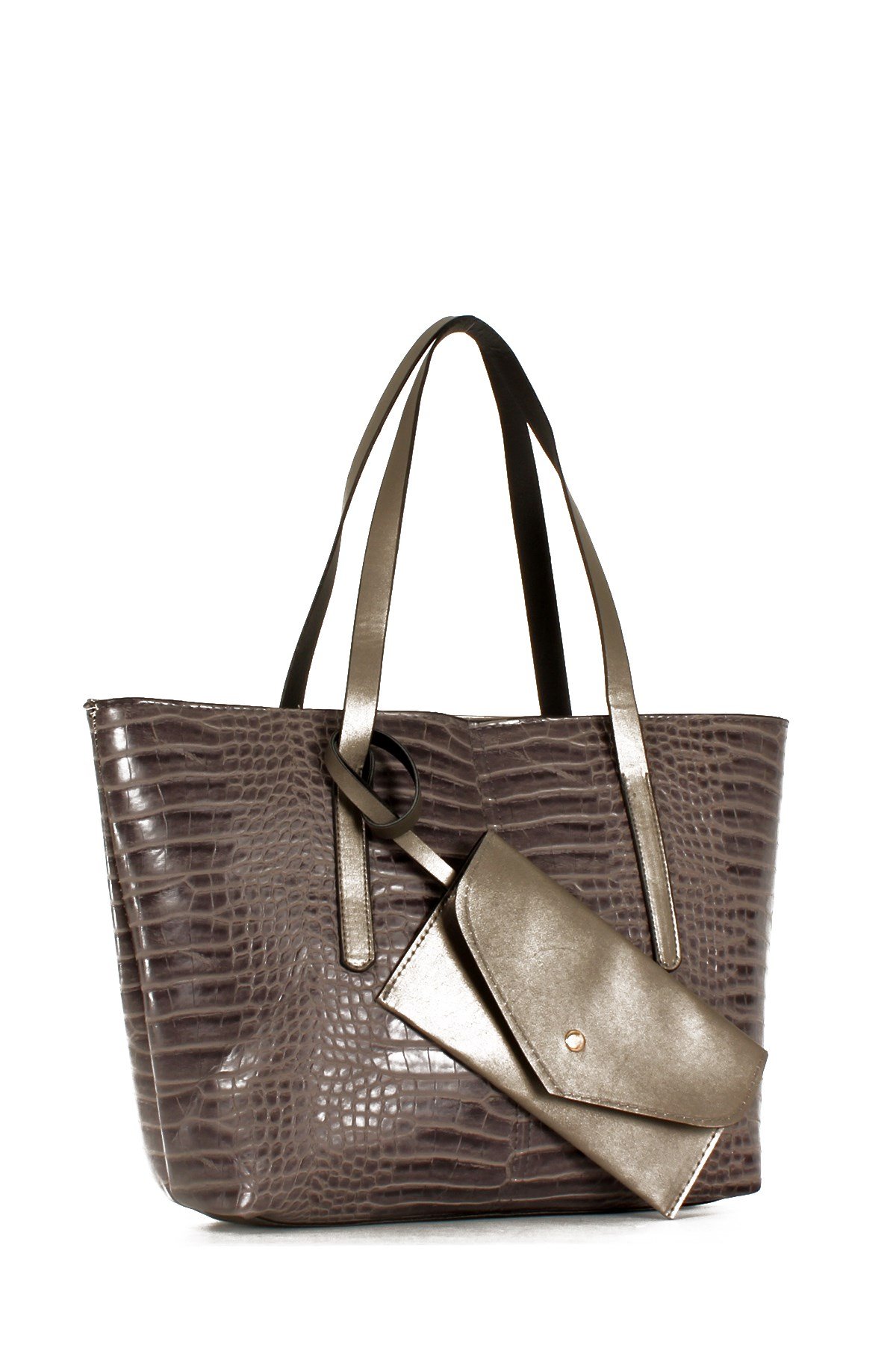 LWE10455-SLuwweLuwwe Bag'sKadın Kroka Desen Anne-Büyük Çanta (10455)