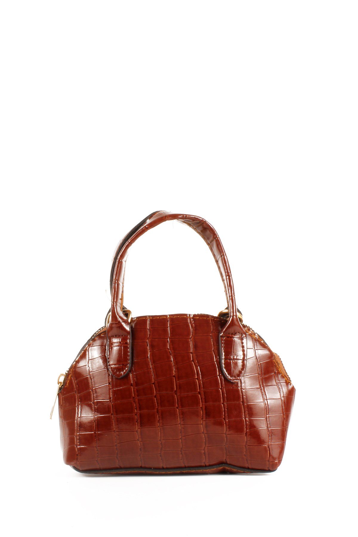 LWE20695-SyhTalhaLuwwe Bag'sKadın Kroko Deri Görünümlü Uzun Askılı El ve Omuz Çantası (20695)