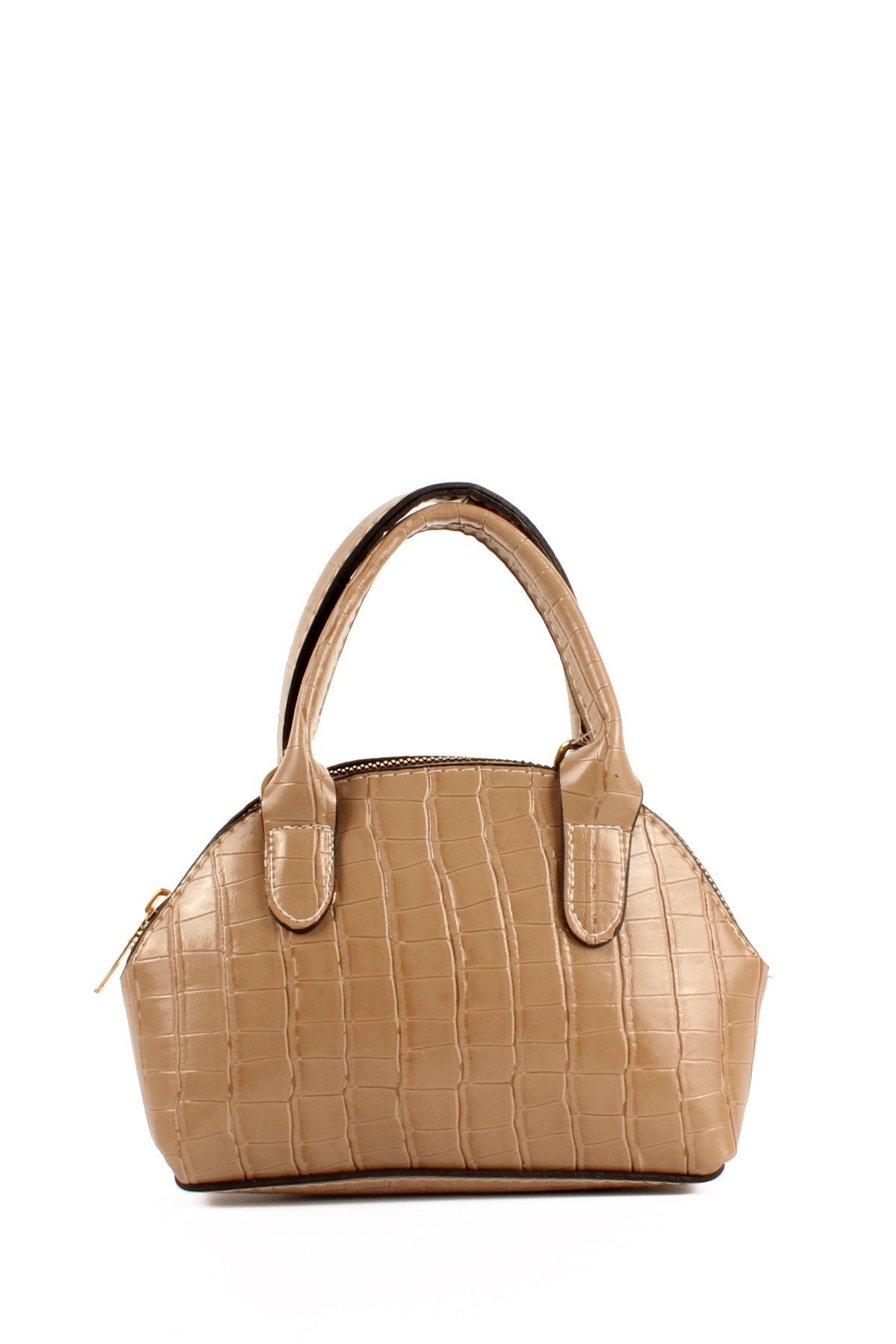 LWE20695-SyhTalhaLuwwe Bag'sKadın Kroko Deri Görünümlü Uzun Askılı El ve Omuz Çantası (20695)