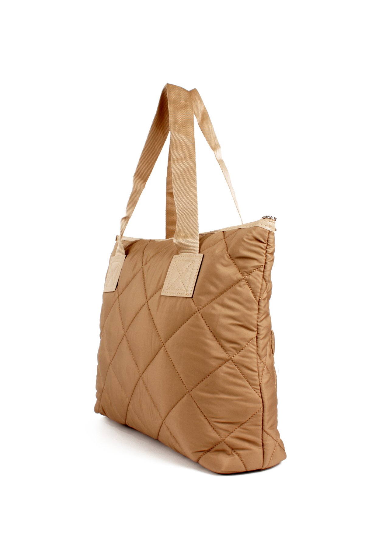 LWE10783-SyhTalhaLuwwe Bag'sKadın Maxi Boy Paraşüt Kumaş Ön Bölmeli Shopper Tarz Kol Ve Omuz Çantası (10783)