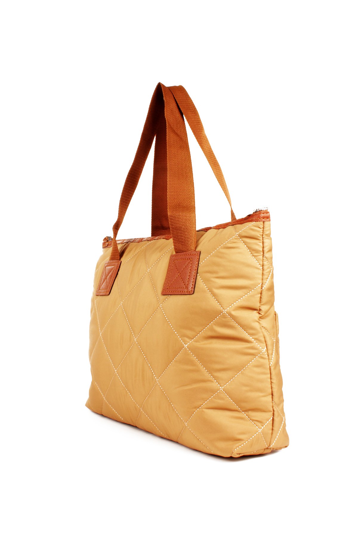 LWE10783-SyhTalhaLuwwe Bag'sKadın Maxi Boy Paraşüt Kumaş Ön Bölmeli Shopper Tarz Kol Ve Omuz Çantası (10783)