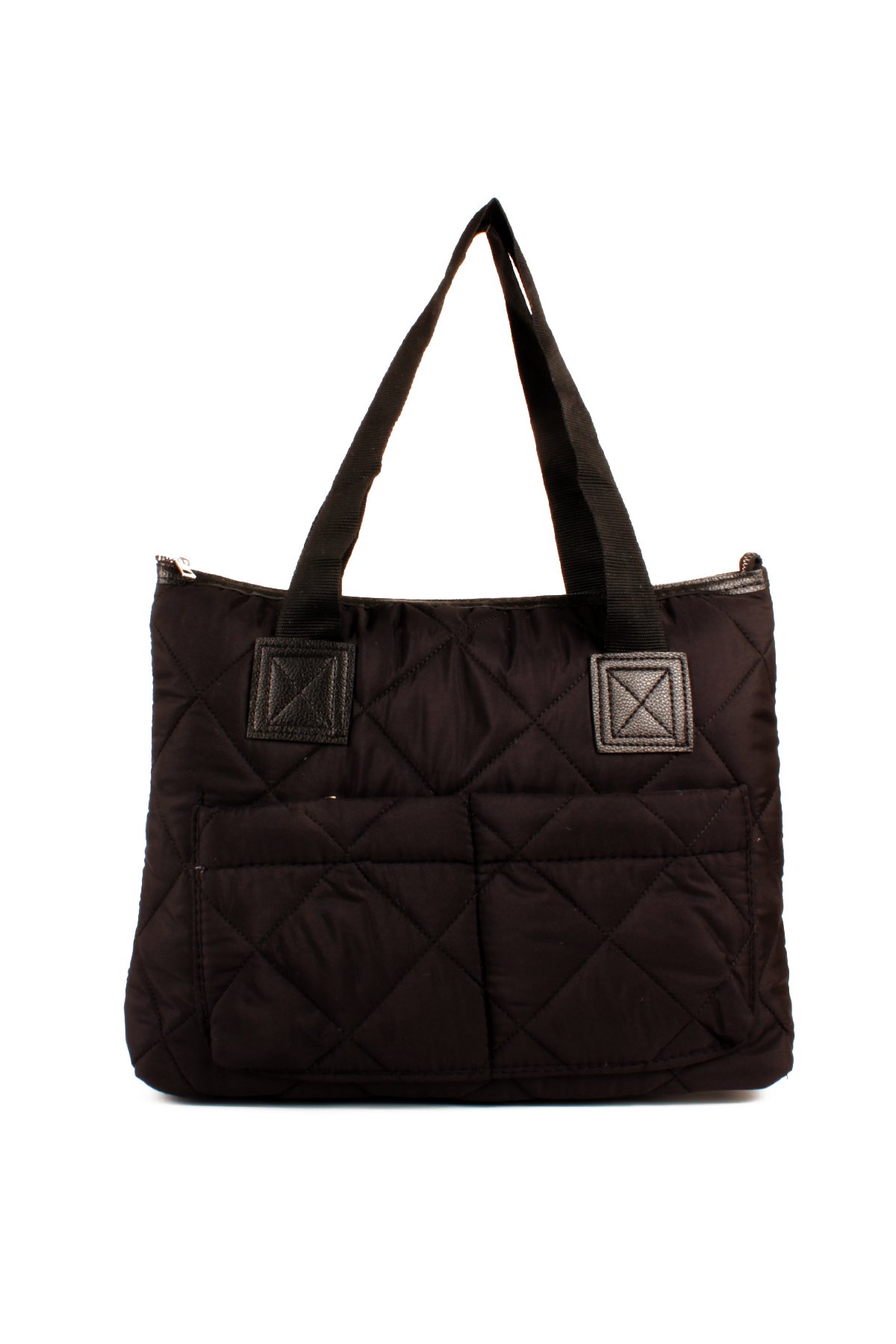 LWE10783-SyhTalhaLuwwe Bag'sKadın Maxi Boy Paraşüt Kumaş Ön Bölmeli Shopper Tarz Kol Ve Omuz Çantası (10783)