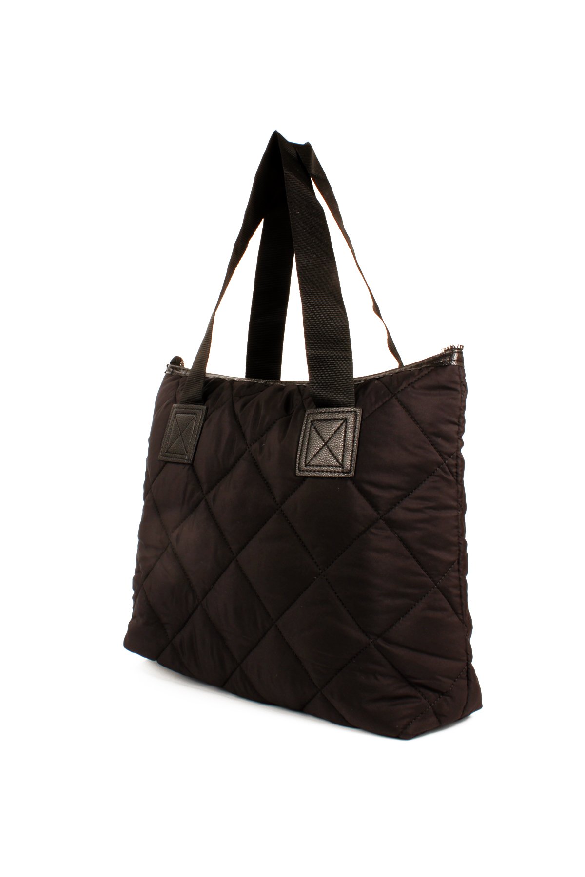 LWE10783-SyhTalhaLuwwe Bag'sKadın Maxi Boy Paraşüt Kumaş Ön Bölmeli Shopper Tarz Kol Ve Omuz Çantası (10783)