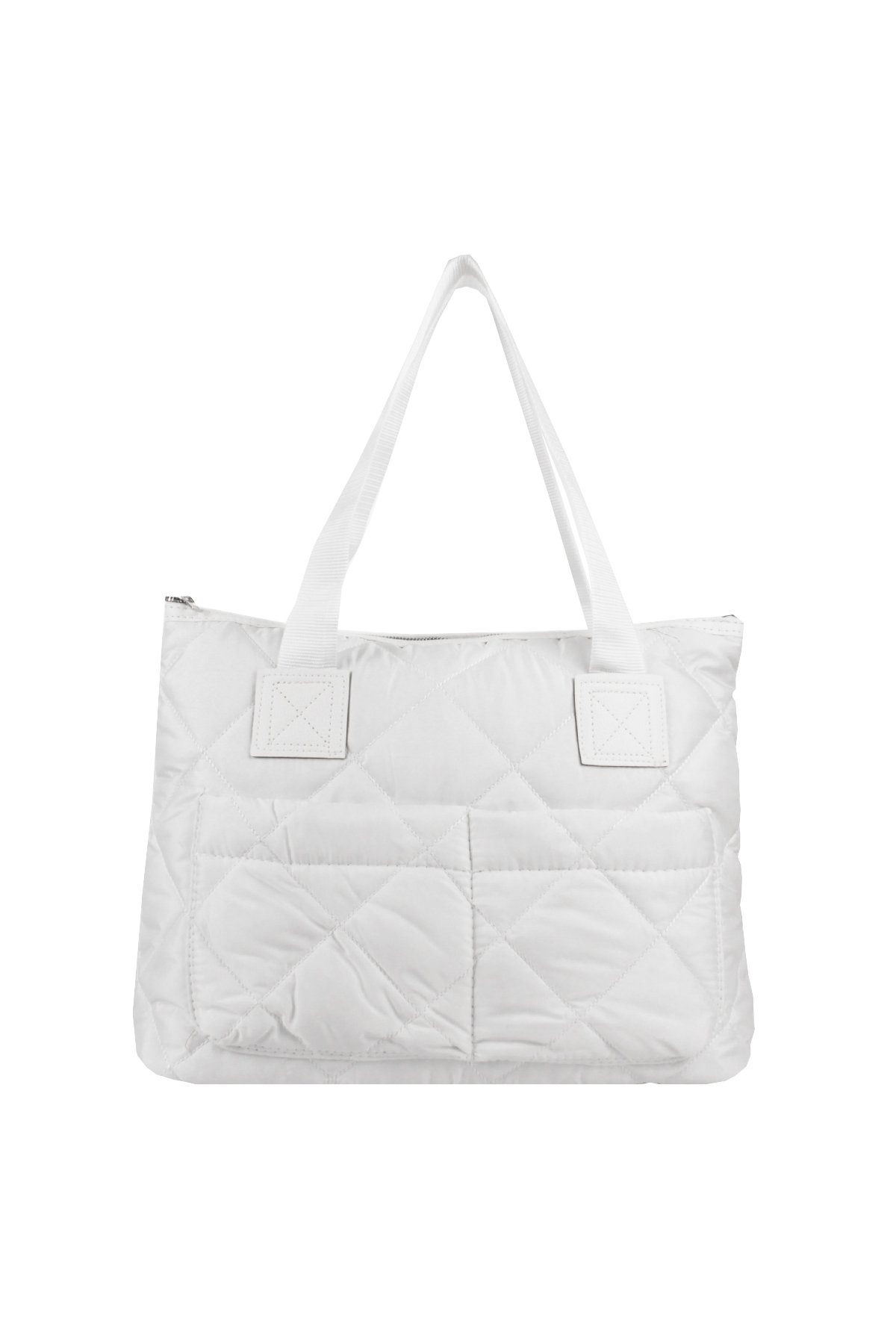 LWE10783-SyhTalhaLuwwe Bag'sKadın Maxi Boy Paraşüt Kumaş Ön Bölmeli Shopper Tarz Kol Ve Omuz Çantası (10783)