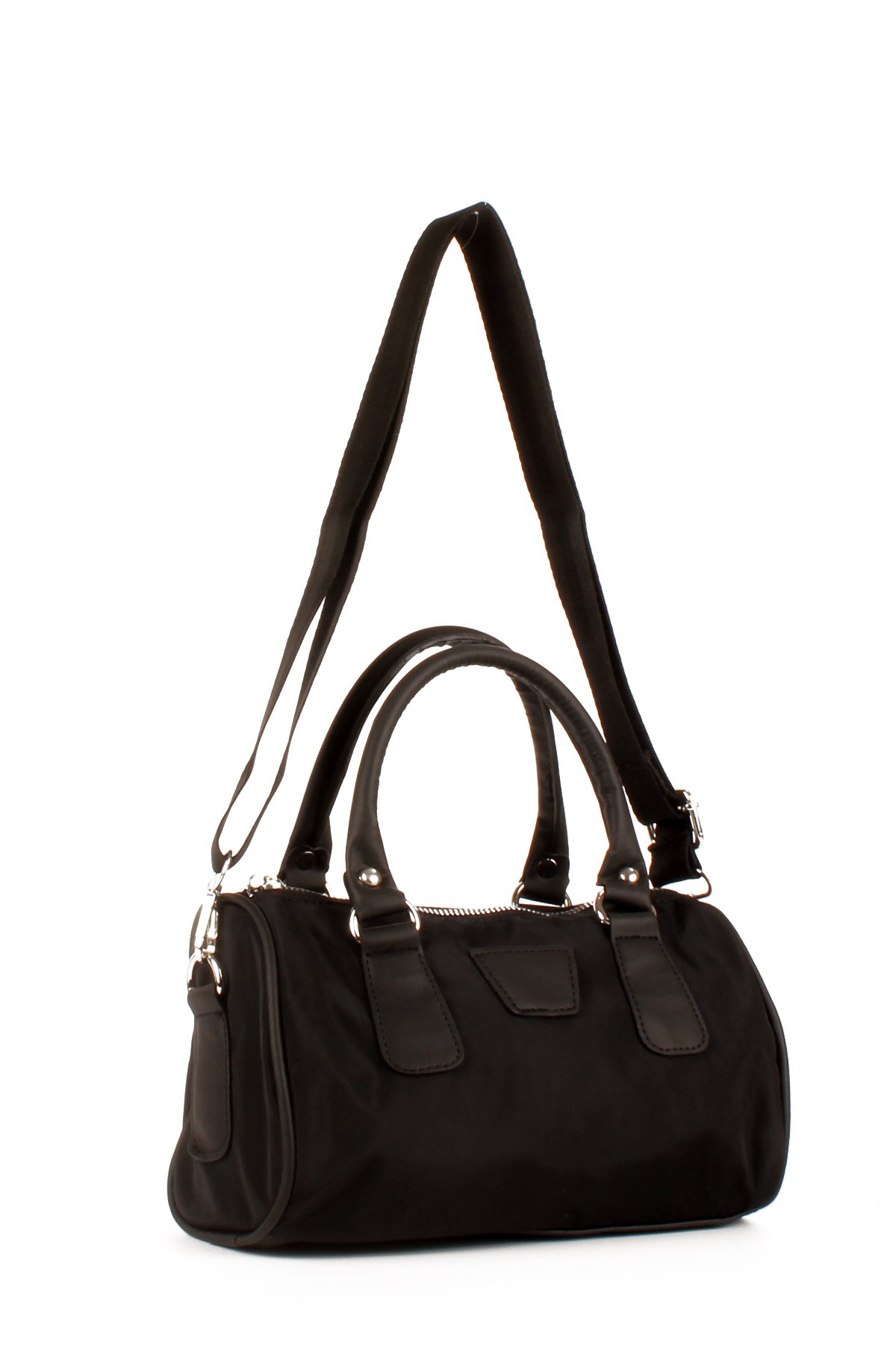 LWE10672-SyhTalhaLuwwe Bag'sKadın Midi Boy Silindir Model Saten El ve Omuz Çantası (10672)