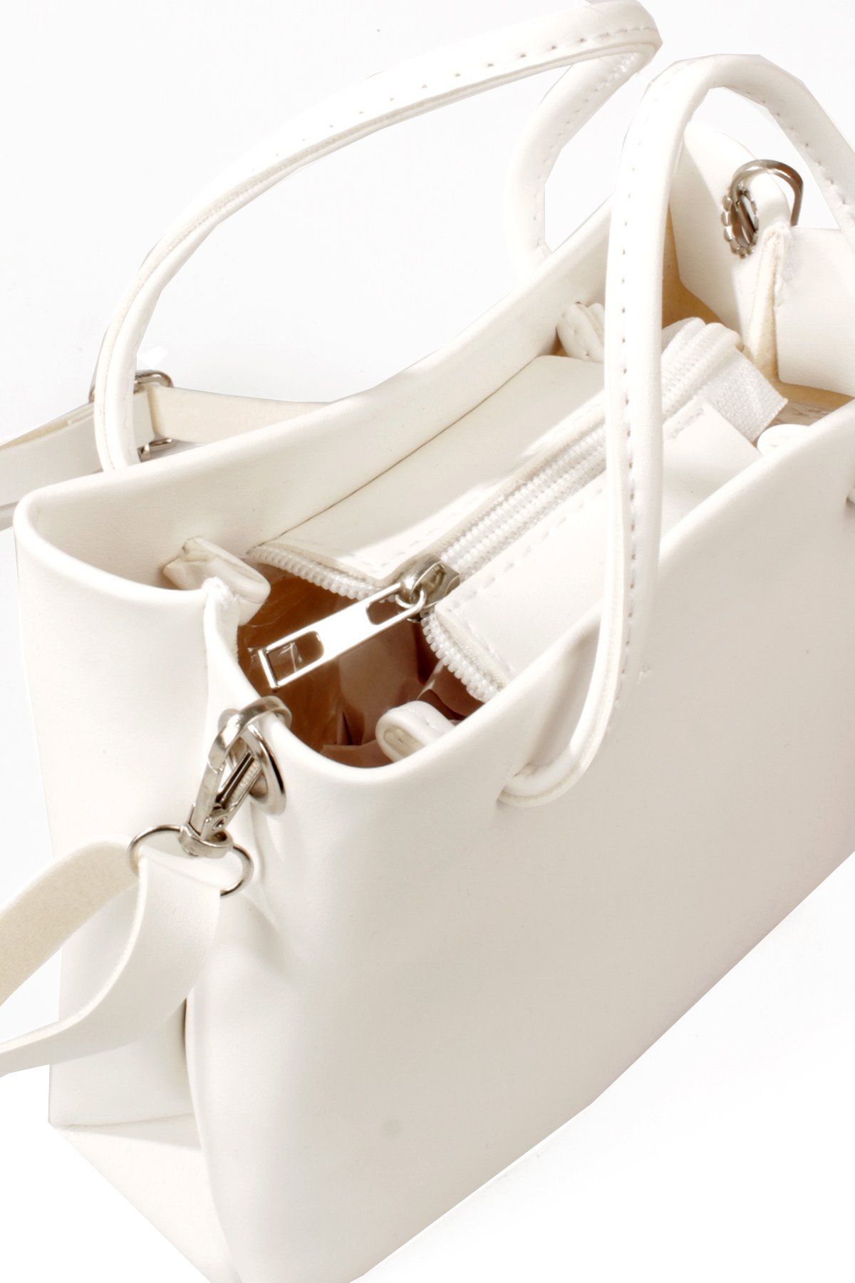 LWE20806-SyhTalhaLuwwe Bag'sKadın Mini Boy Çıkarılabilir Omuz Askılı Fermuarlı Kapama El Ve Omuz Çantası (20806)