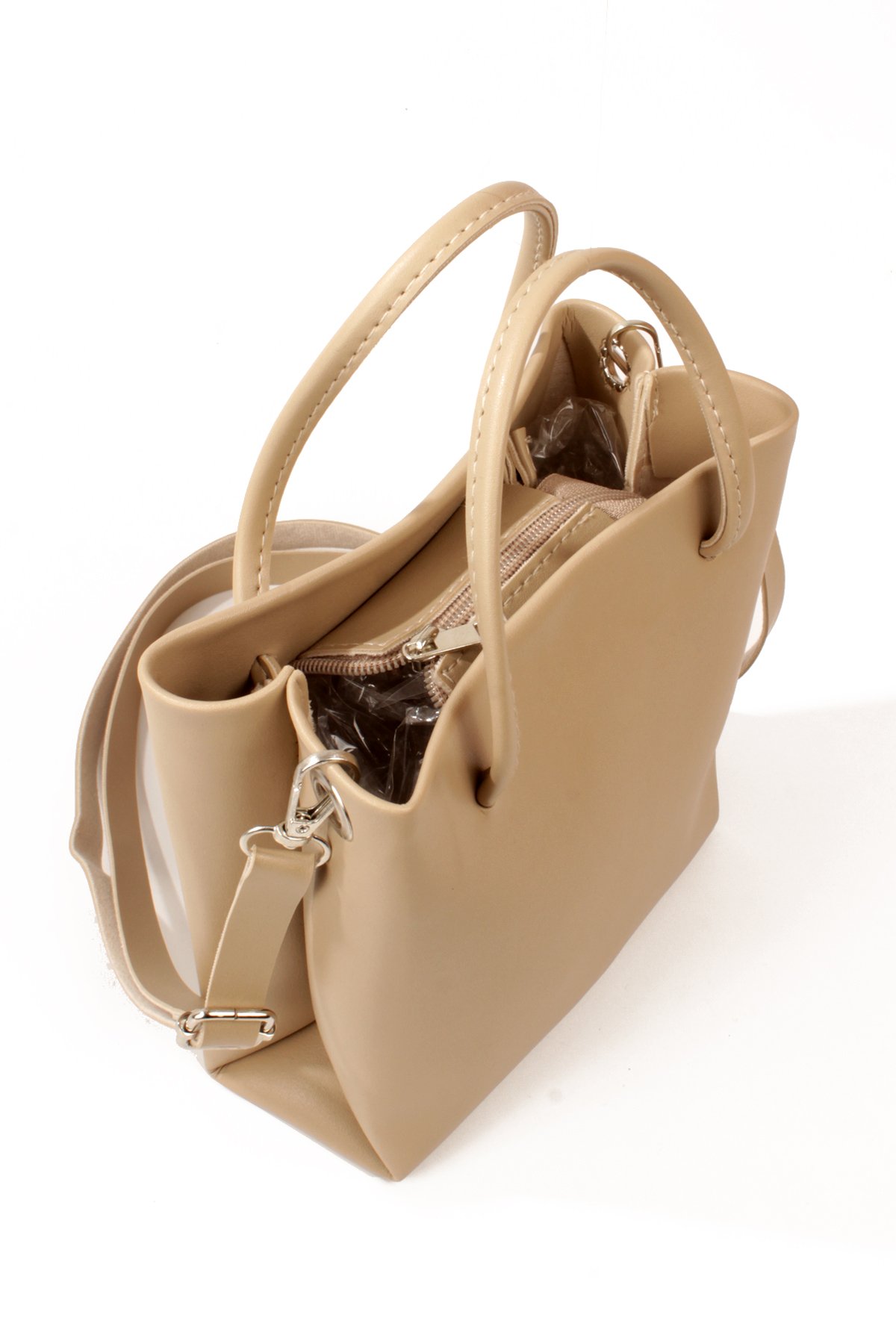 LWE20806-SyhTalhaLuwwe Bag'sKadın Mini Boy Çıkarılabilir Omuz Askılı Fermuarlı Kapama El Ve Omuz Çantası (20806)