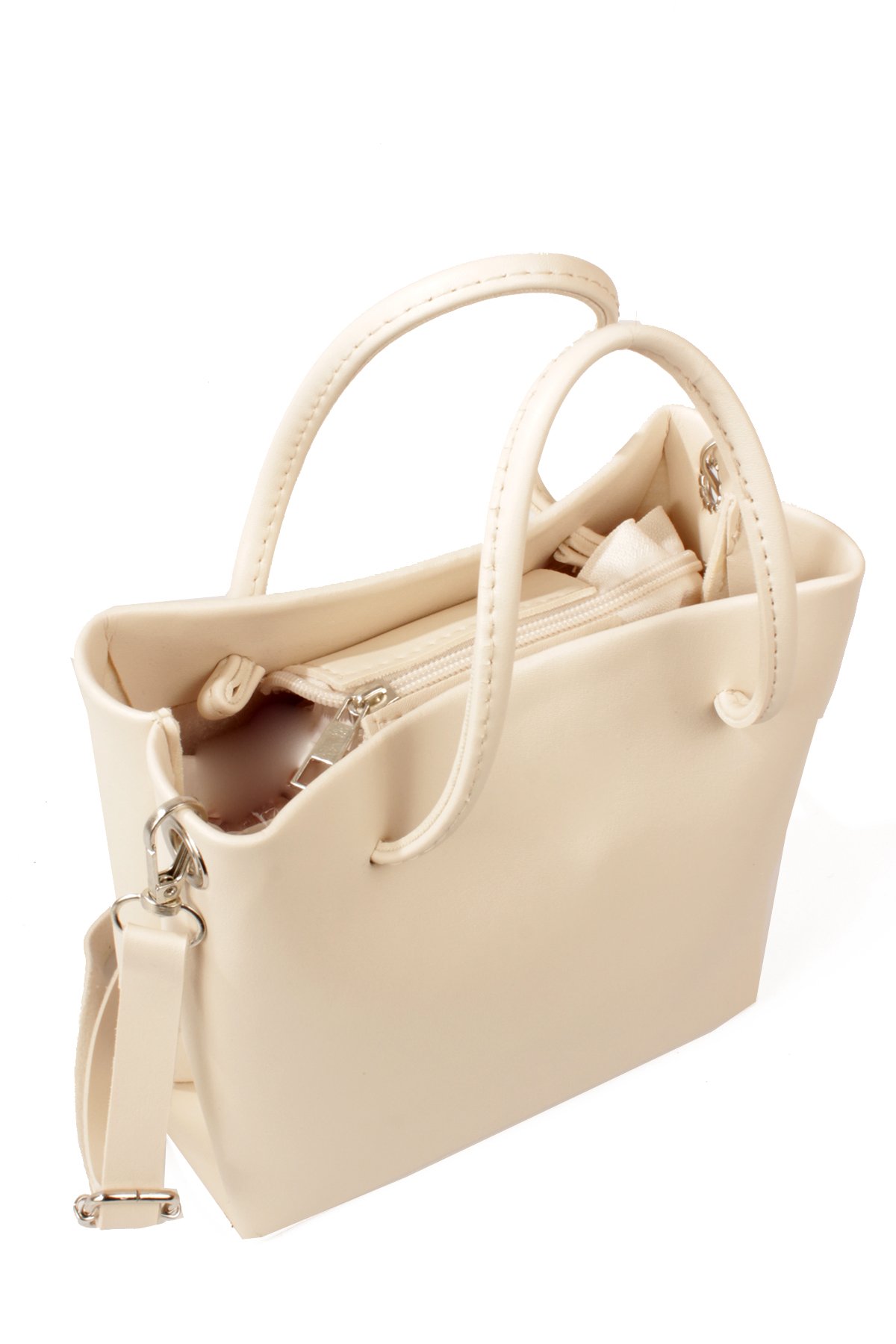 LWE20806-SyhTalhaLuwwe Bag'sKadın Mini Boy Çıkarılabilir Omuz Askılı Fermuarlı Kapama El Ve Omuz Çantası (20806)