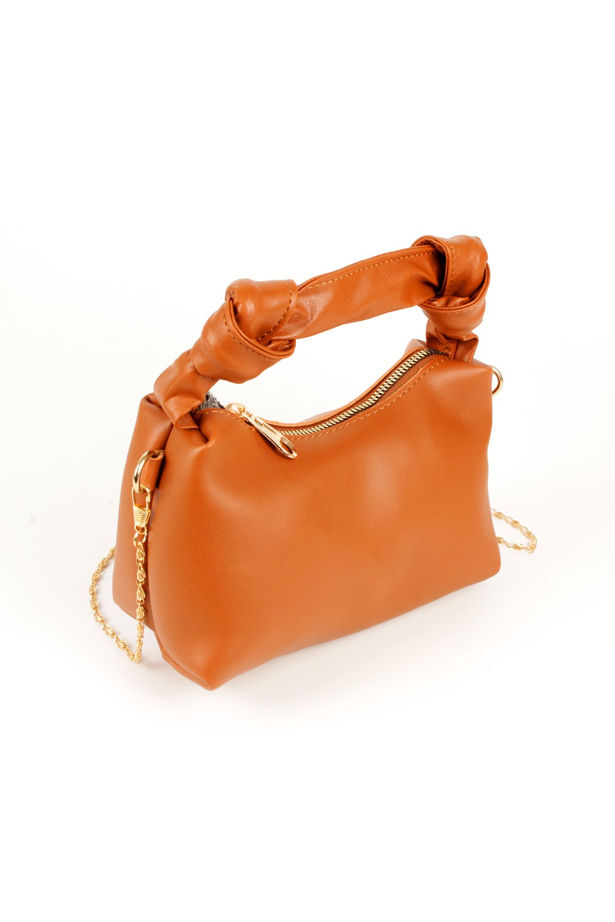 LWE20782-SyhLuwweBagsLuwwe Bag'sKadın Mini Urban El Saplı Zincir Askılı Fermuarlı El ve Omuz Çantası (20782)