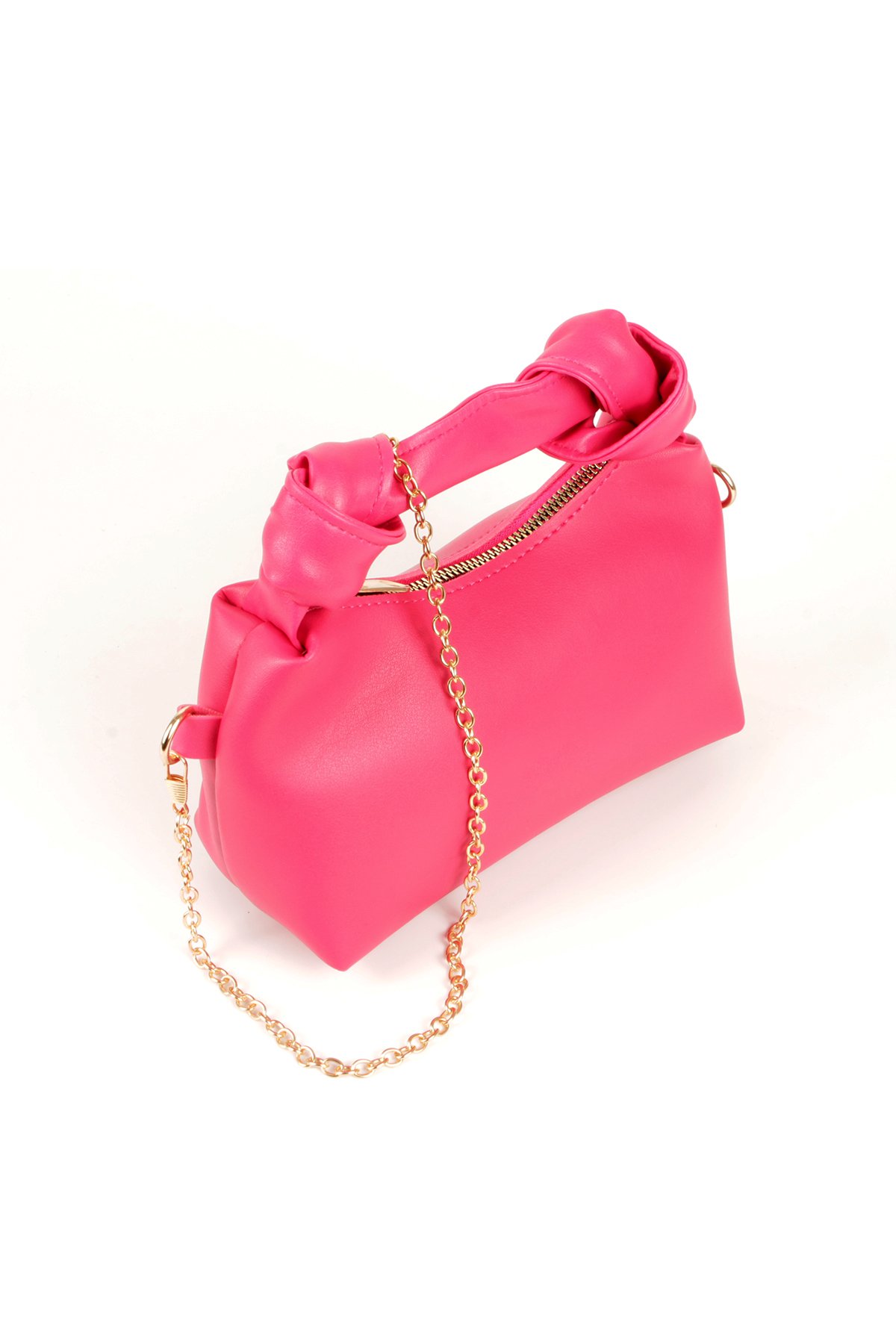 LWE20782-SyhLuwweBagsLuwwe Bag'sKadın Mini Urban El Saplı Zincir Askılı Fermuarlı El ve Omuz Çantası (20782)