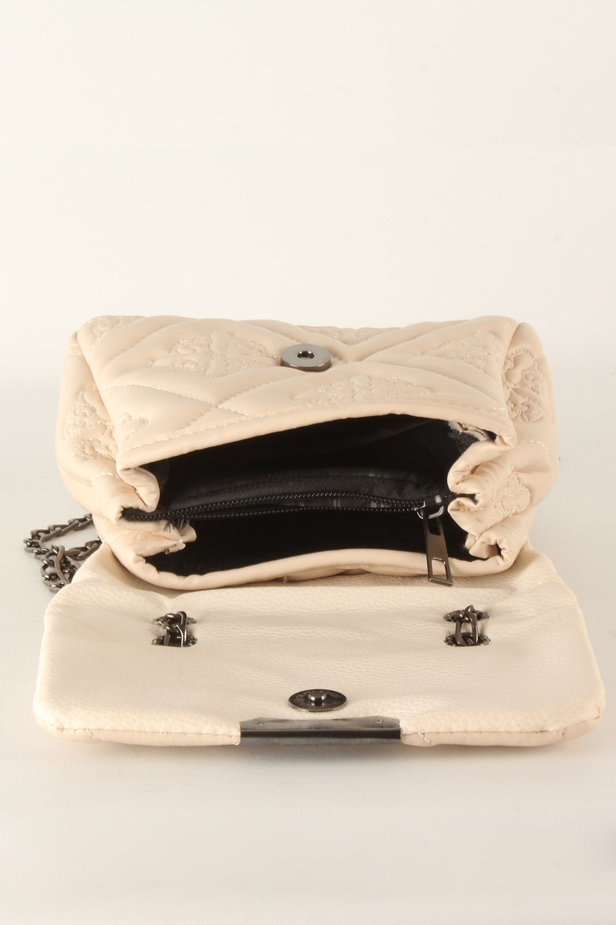 LWE20370-SLuwweLuwwe Bag'sKadın Motif İşlemeli Zincir Askılı Mini Omuz Çantası (20370)