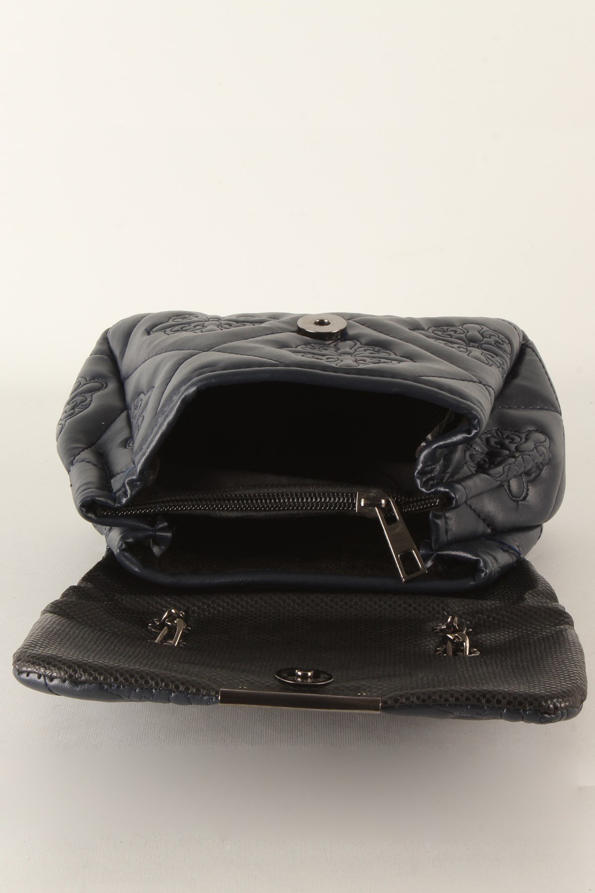 LWE20370-SLuwweLuwwe Bag'sKadın Motif İşlemeli Zincir Askılı Mini Omuz Çantası (20370)