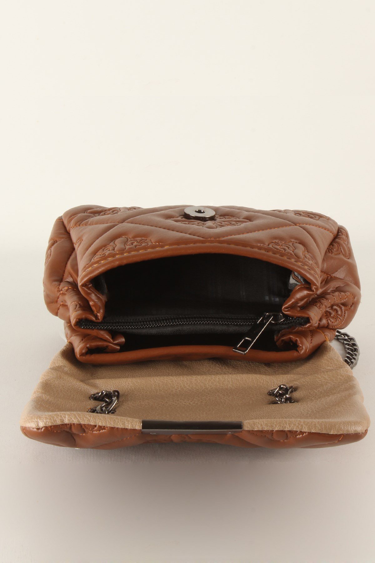 LWE20370-SLuwweLuwwe Bag'sKadın Motif İşlemeli Zincir Askılı Mini Omuz Çantası (20370)