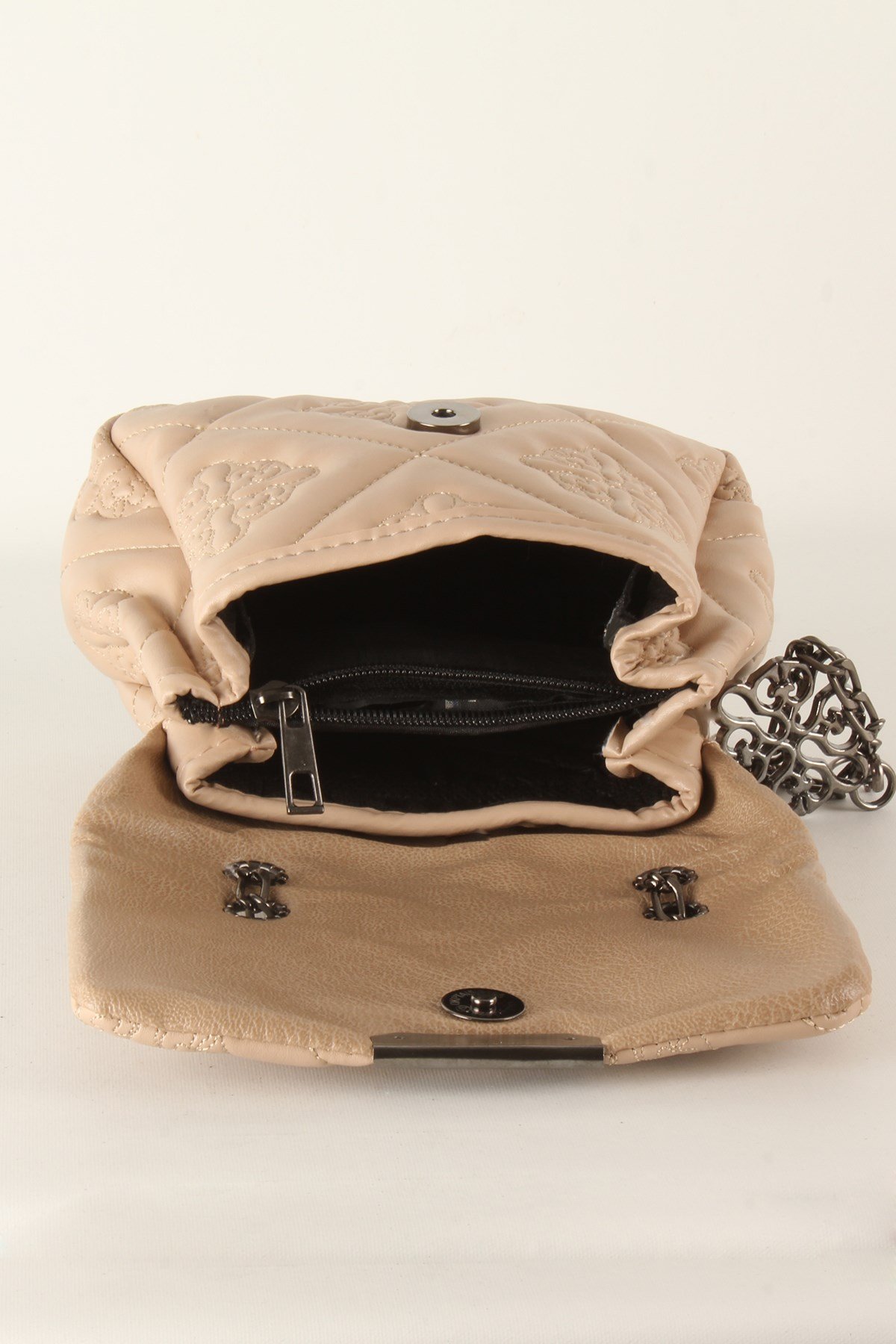 LWE20370-SLuwweLuwwe Bag'sKadın Motif İşlemeli Zincir Askılı Mini Omuz Çantası (20370)