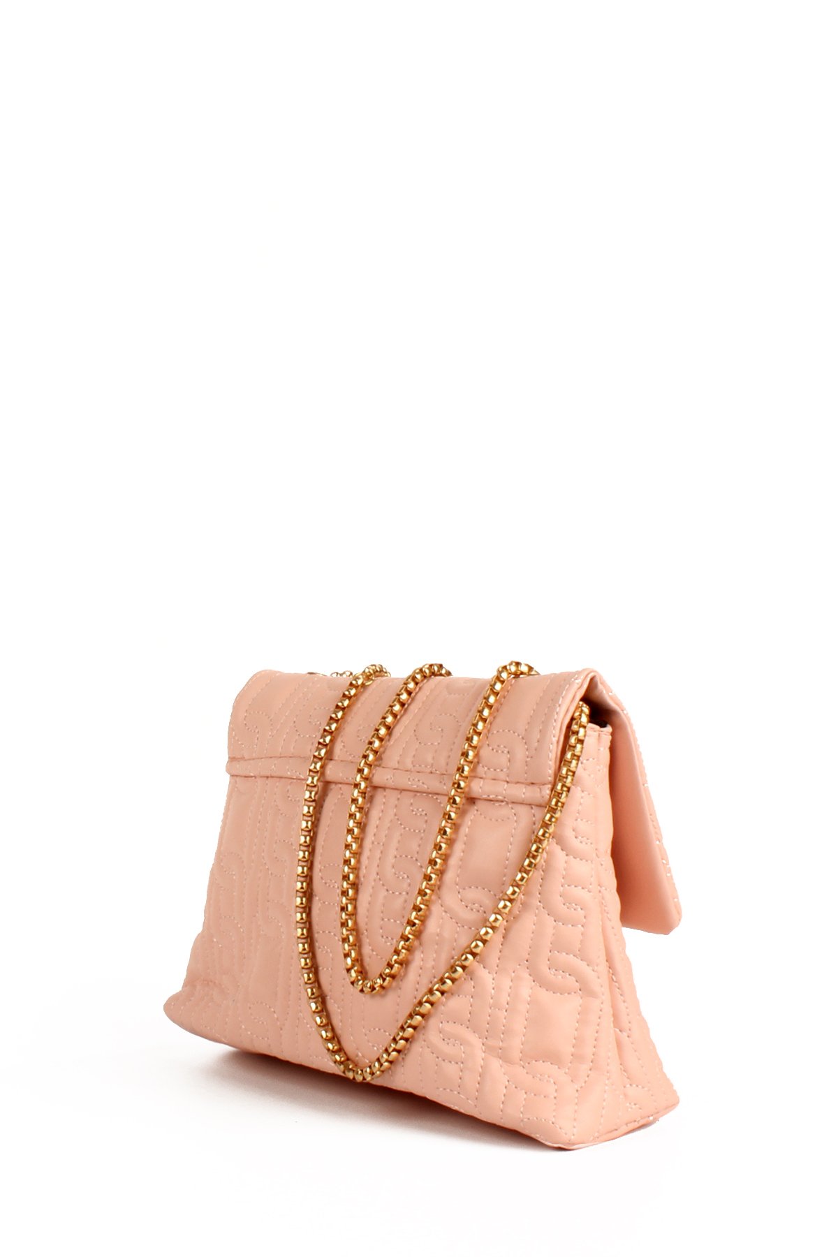 LWE10675-SyhTalhaLuwwe Bag'sKadın Motif Nakışlı Zincir Askılı Broşlu Kapak Omuz Çantası (10675)