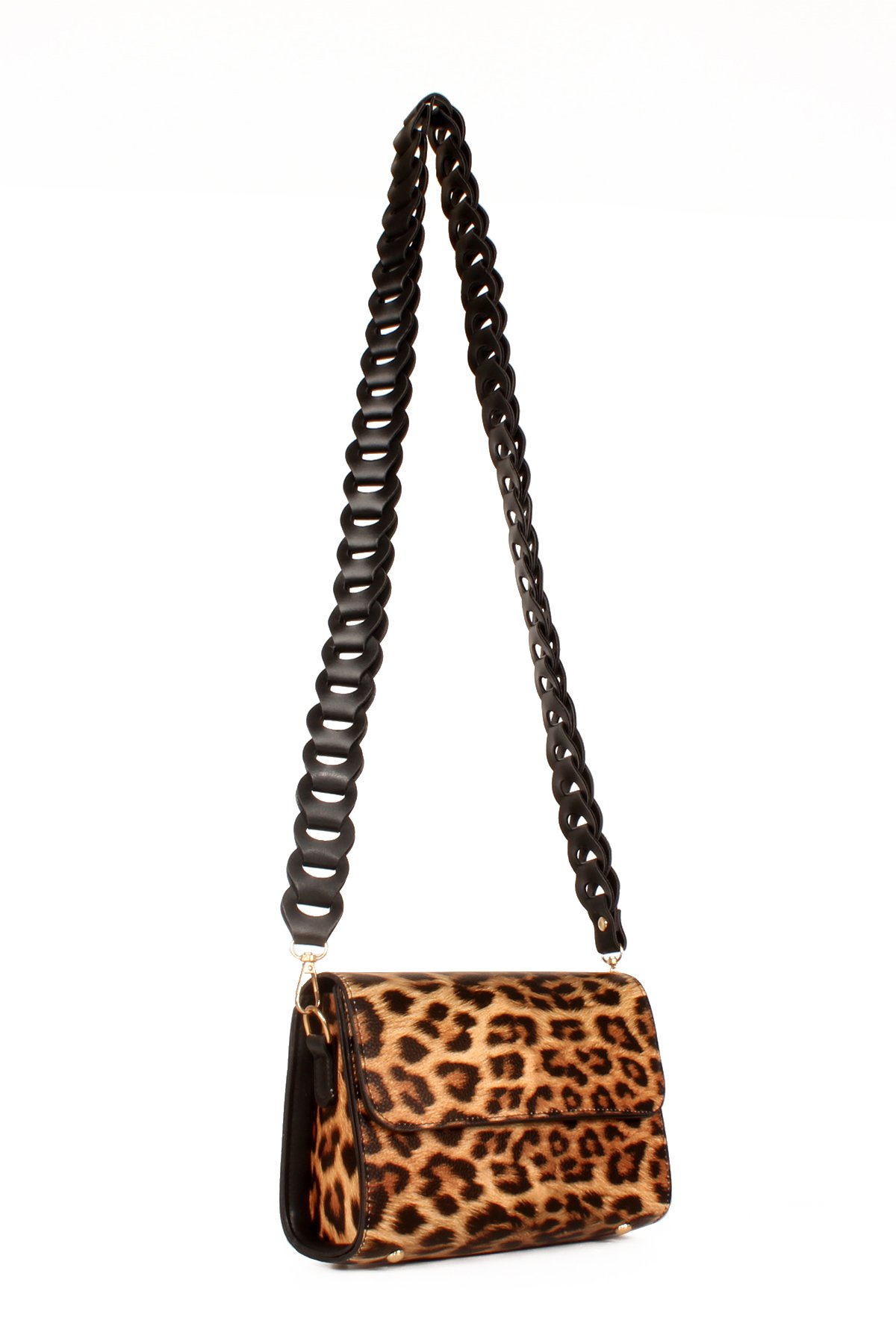 LWE10577-STalhaLuwwe Bag'sKadın Nubuk Dokulu Özel Örgü Askılı Omuz Çantası (10577)