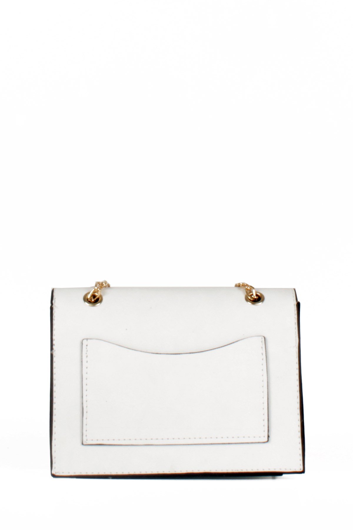 LWE20475-STalhaLuwwe Bag'sKadın Nubuk Görünümlü Midi Boy Zincir Askılı Omuz Çantası (20475)