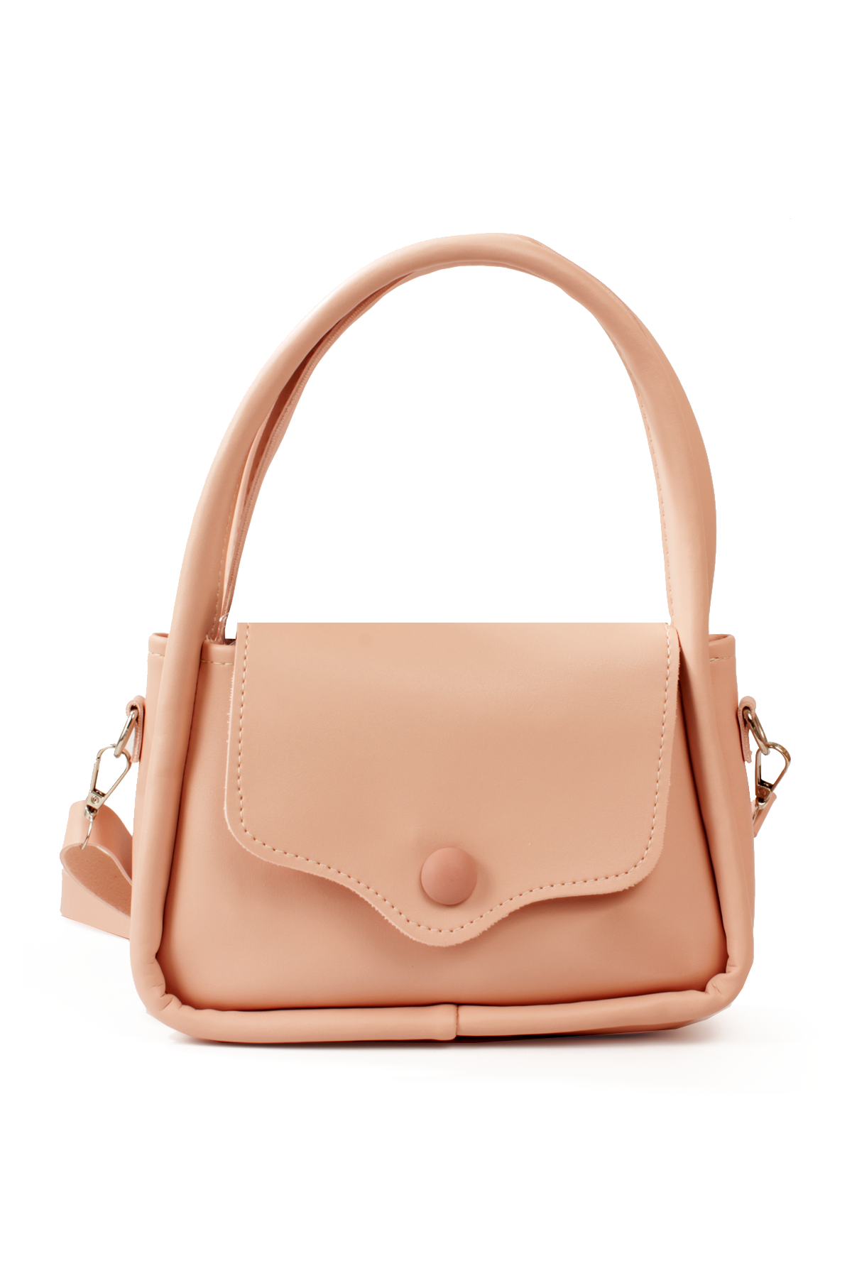 LWE10802-SyhTalhaLuwwe Bag'sKadın Omuz Askılı Kapaklı Kapama Yazı Detaylı El Ve Omuz Çantası (10802)