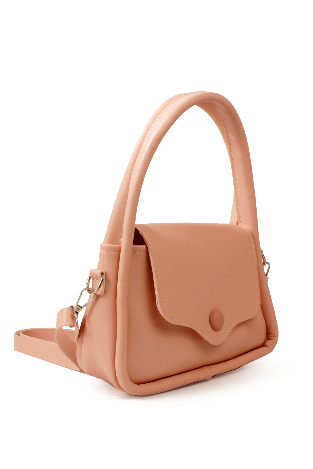 LWE10802-SyhTalhaLuwwe Bag'sKadın Omuz Askılı Kapaklı Kapama Yazı Detaylı El Ve Omuz Çantası (10802)