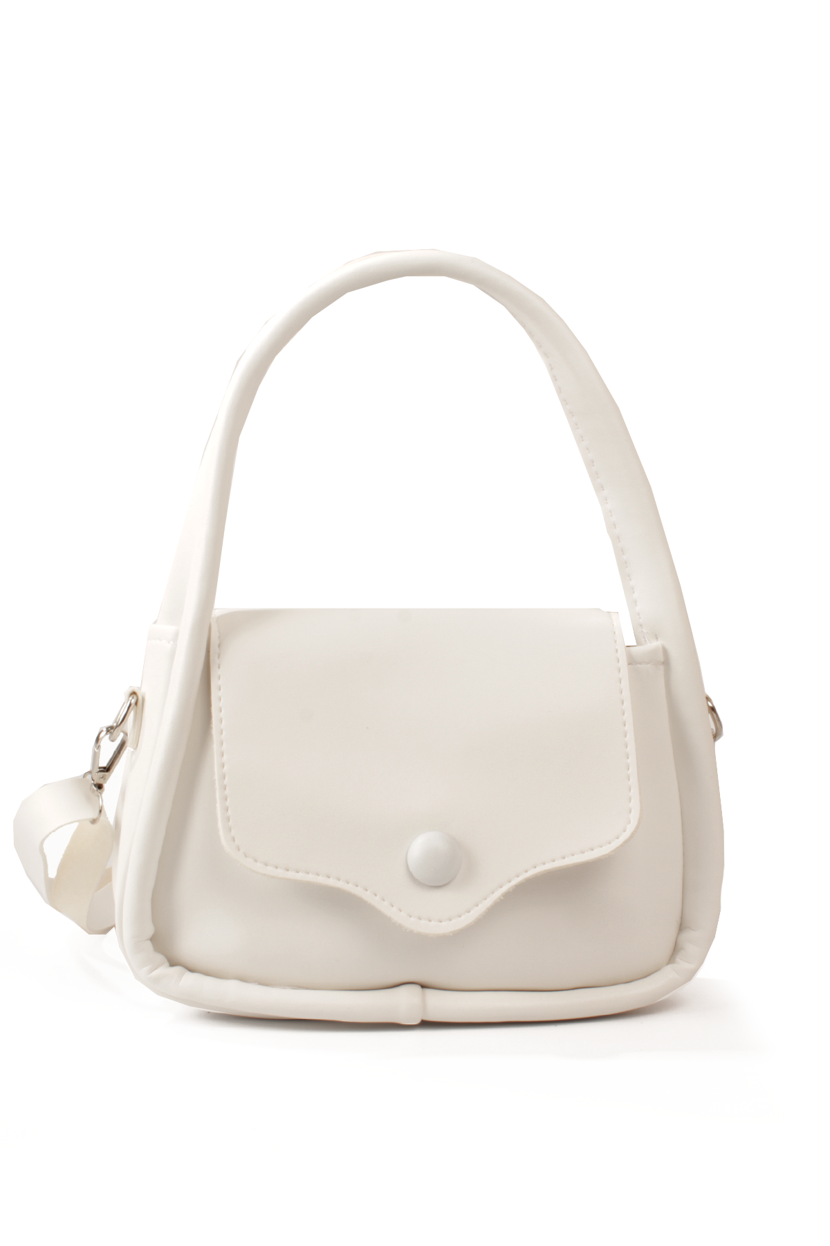 LWE10802-SyhTalhaLuwwe Bag'sKadın Omuz Askılı Kapaklı Kapama Yazı Detaylı El Ve Omuz Çantası (10802)