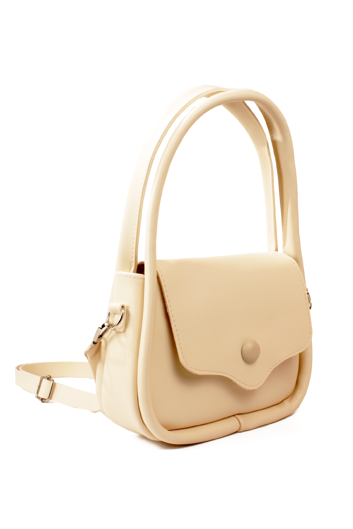 LWE10802-SyhTalhaLuwwe Bag'sKadın Omuz Askılı Kapaklı Kapama Yazı Detaylı El Ve Omuz Çantası (10802)