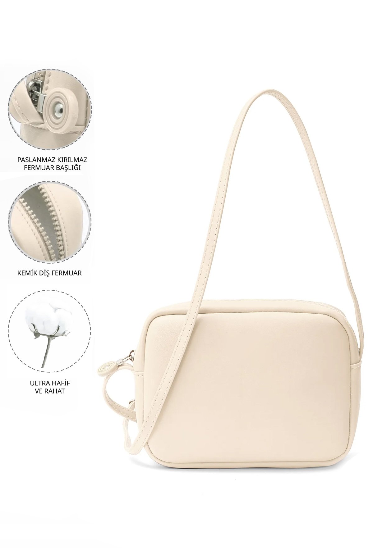 LWE20767-SyhVarLuwwe Bag'sKadın Orijinal Mini Urban Ayarlanabilir Çapraz Askılı Fermuarlı Yazlık El Kol Ve Omuz Çantası (20767)