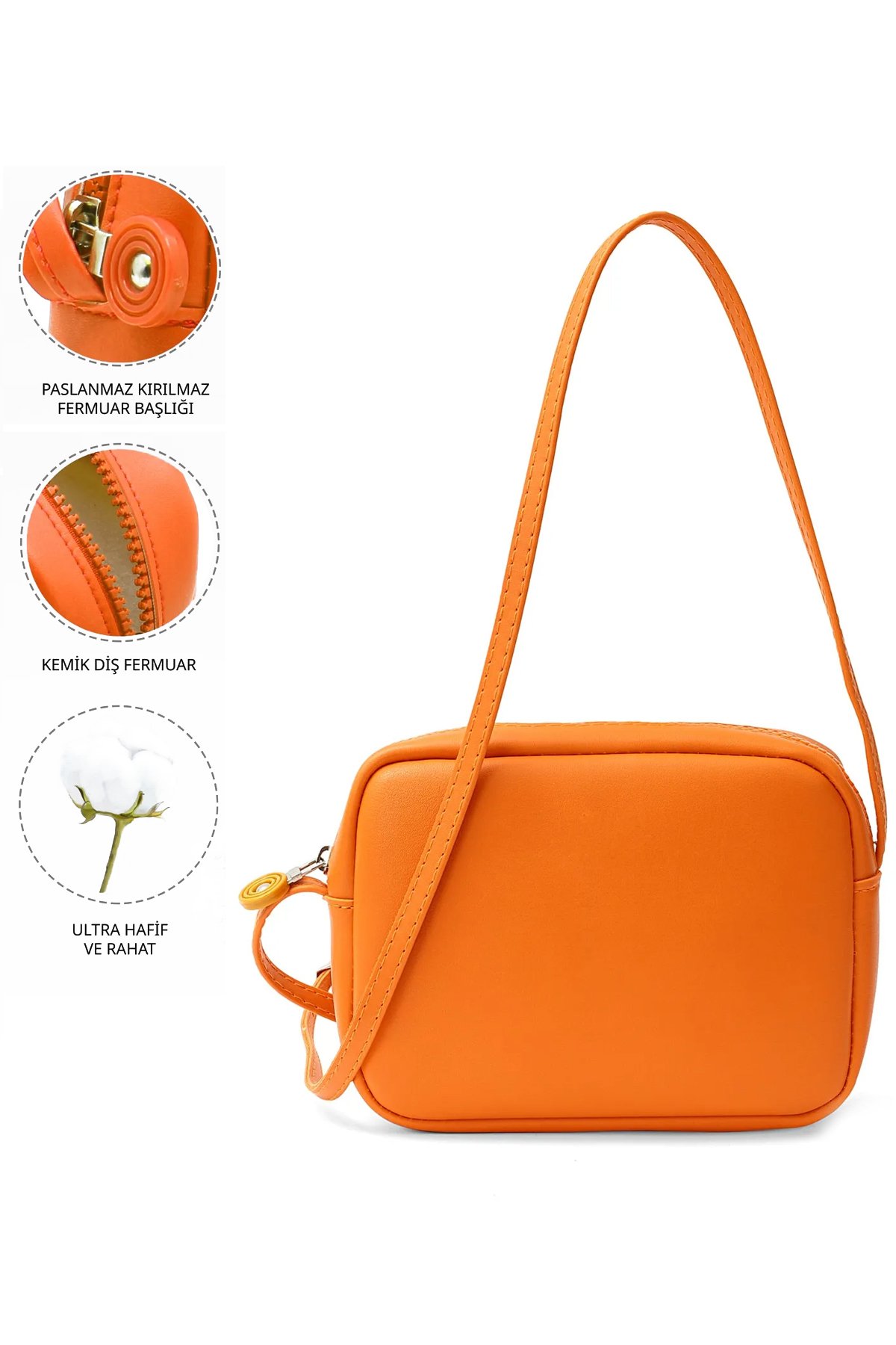 LWE20767-SyhVarLuwwe Bag'sKadın Orijinal Mini Urban Ayarlanabilir Çapraz Askılı Fermuarlı Yazlık El Kol Ve Omuz Çantası (20767)