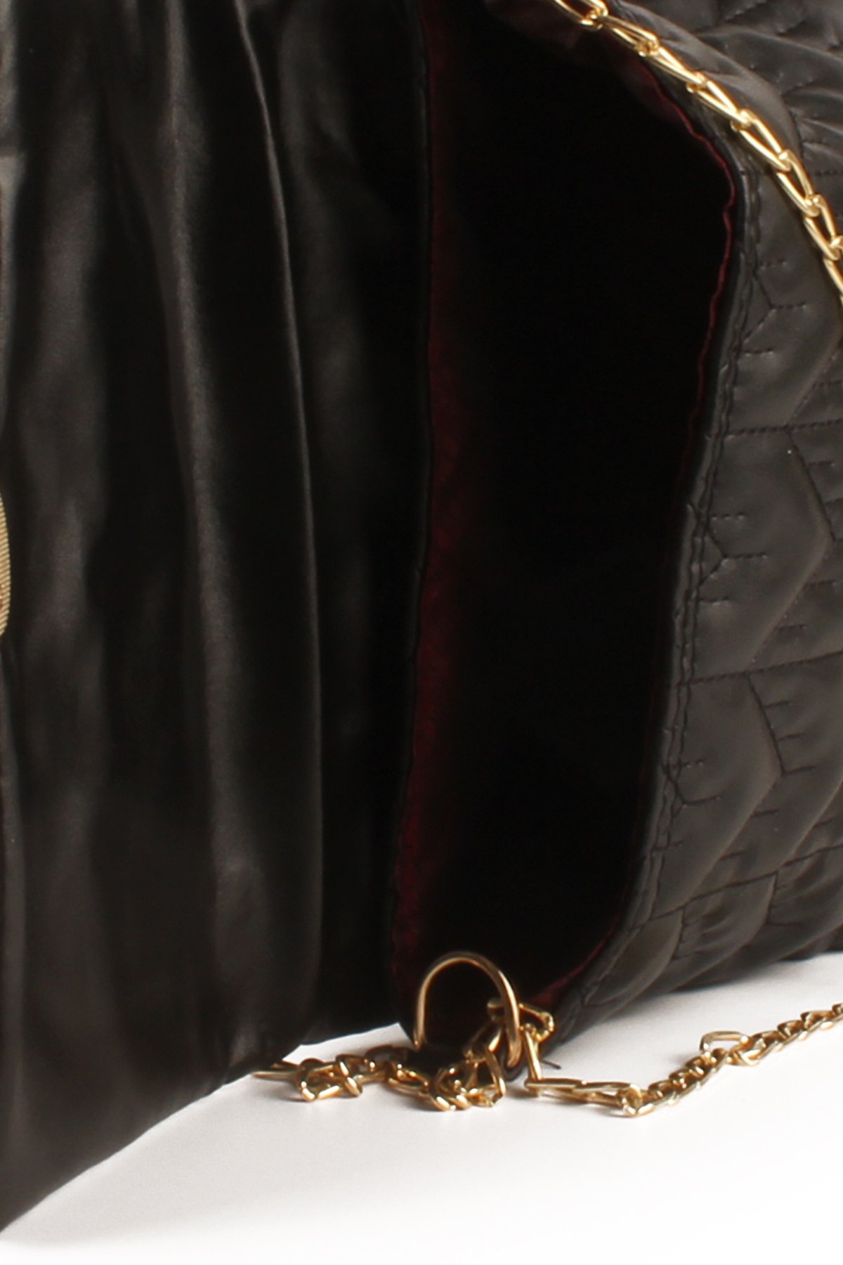 LWE10676-SyhTalhaLuwwe Bag'sKadın Özel Nakışlı Broşlu Zincir Askılı Omuz Çantası (10676)