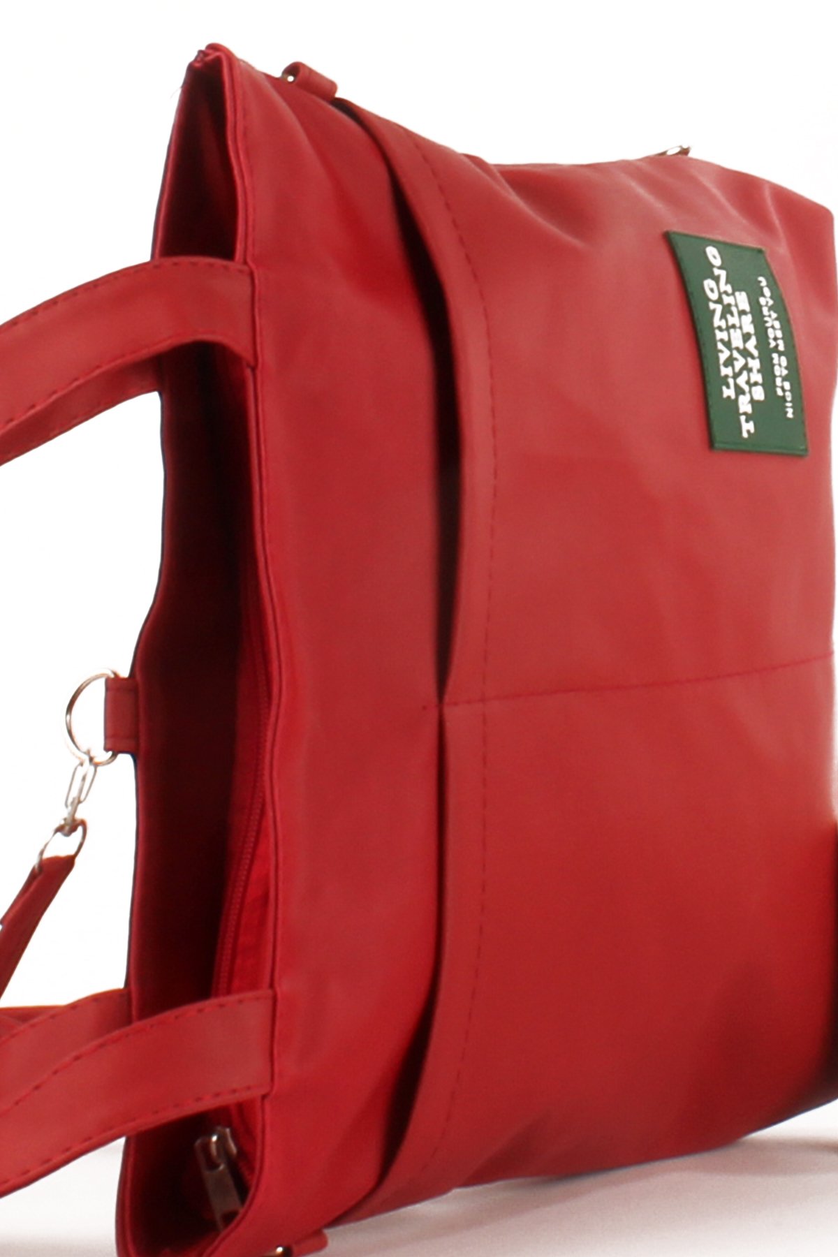 LWE1683-SyhMusabLuwwe Bag'sKadın Özel Saten Deri Üç Bölmeli Üç Fonksiyonlu Omuz ve Sırt Shopper Çanta (1683)