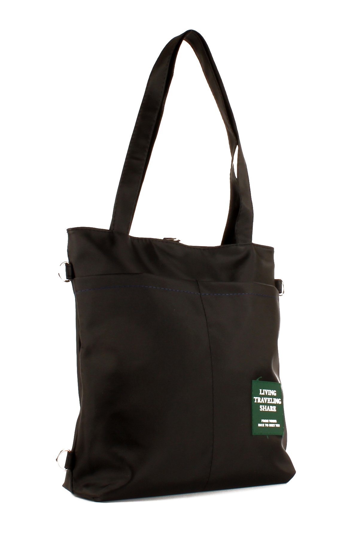 LWE1683-SyhMusabLuwwe Bag'sKadın Özel Saten Deri Üç Bölmeli Üç Fonksiyonlu Omuz ve Sırt Shopper Çanta (1683)