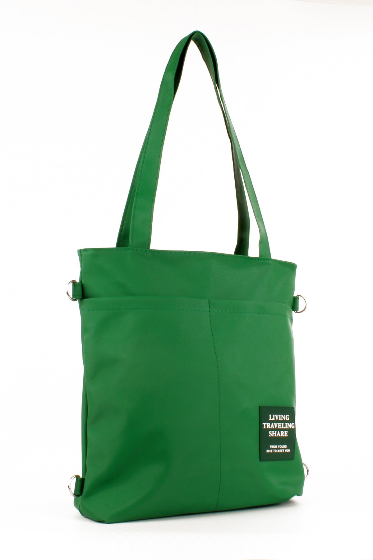 LWE1683-SyhMusabLuwwe Bag'sKadın Özel Saten Deri Üç Bölmeli Üç Fonksiyonlu Omuz ve Sırt Shopper Çanta (1683)