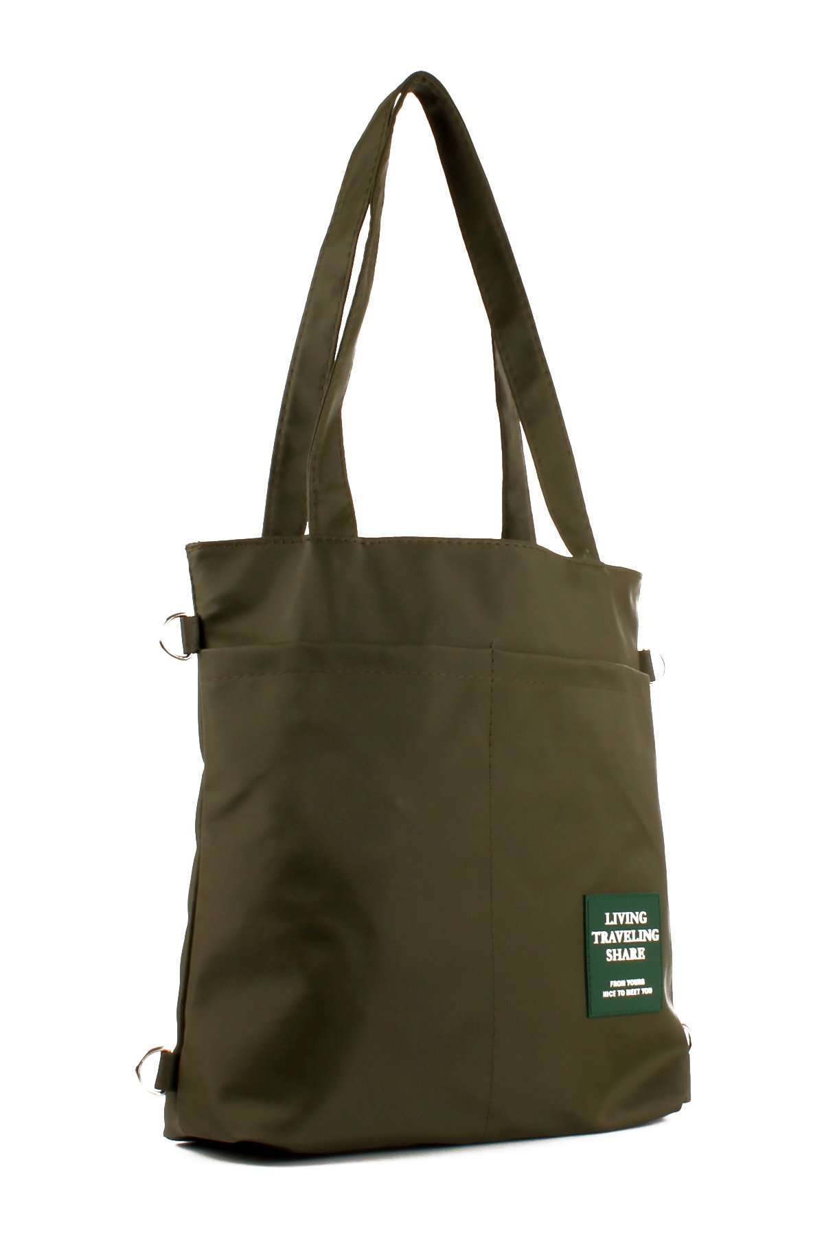 LWE1683-SyhMusabLuwwe Bag'sKadın Özel Saten Deri Üç Bölmeli Üç Fonksiyonlu Omuz ve Sırt Shopper Çanta (1683)