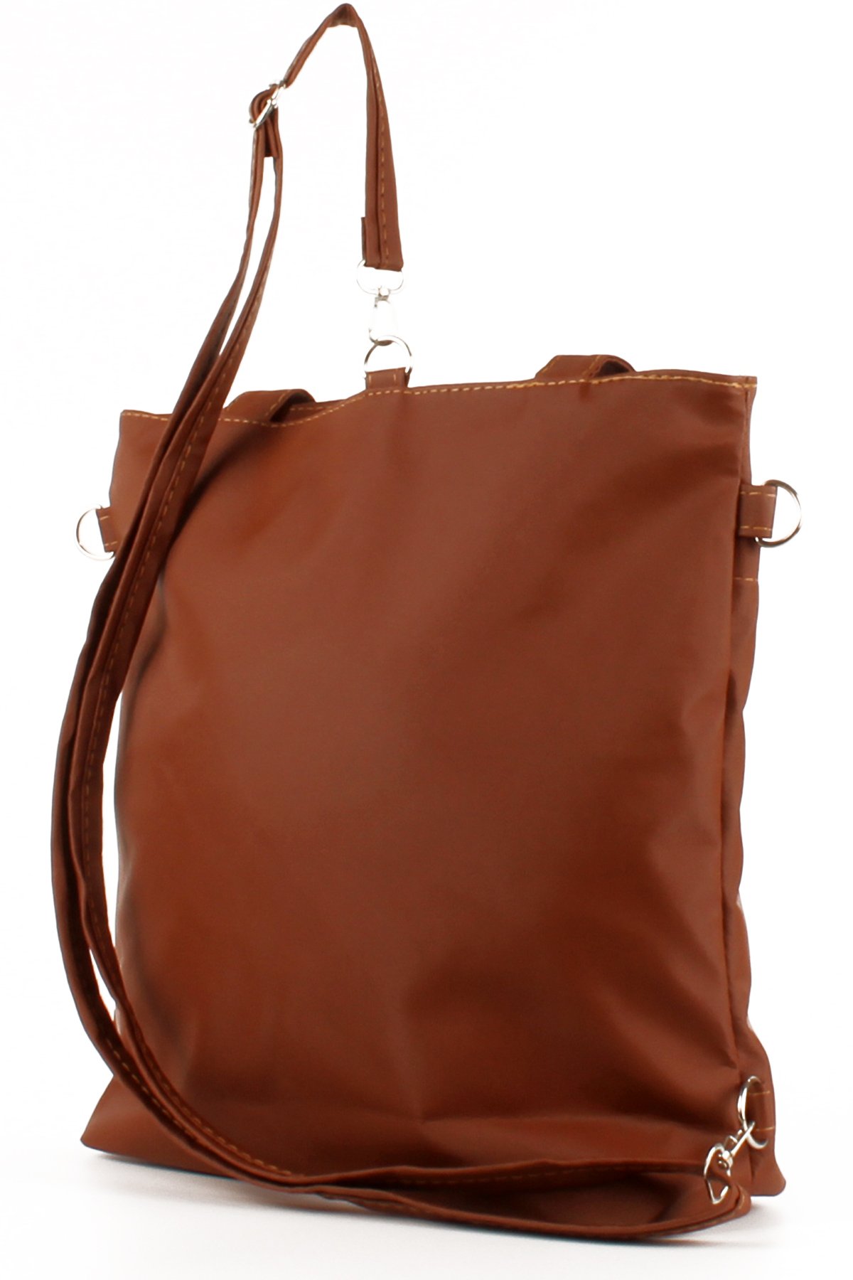 LWE1683-SyhMusabLuwwe Bag'sKadın Özel Saten Deri Üç Bölmeli Üç Fonksiyonlu Omuz ve Sırt Shopper Çanta (1683)