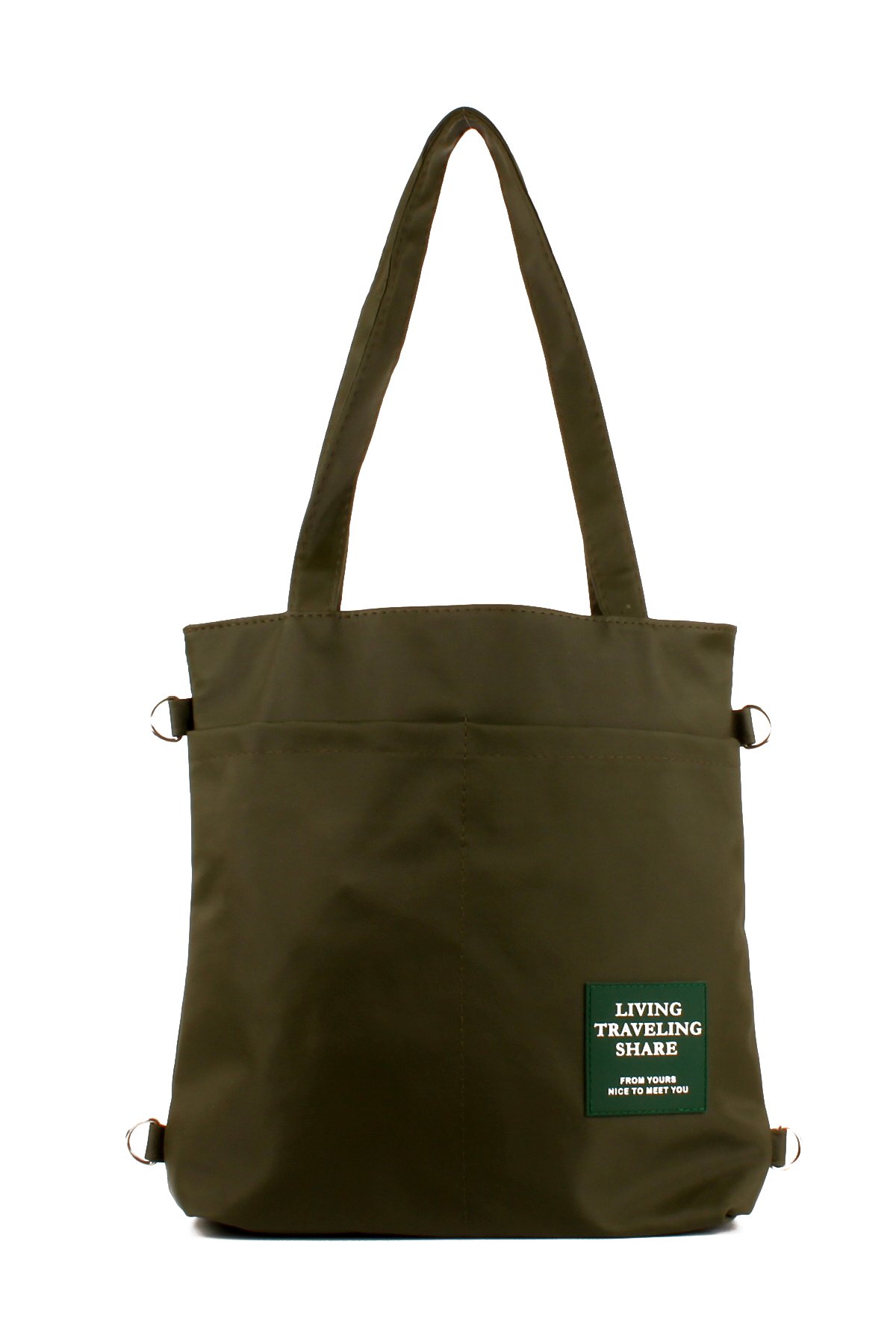 LWE1683-SyhMusabLuwwe Bag'sKadın Özel Saten Deri Üç Bölmeli Üç Fonksiyonlu Omuz ve Sırt Shopper Çanta (1683)