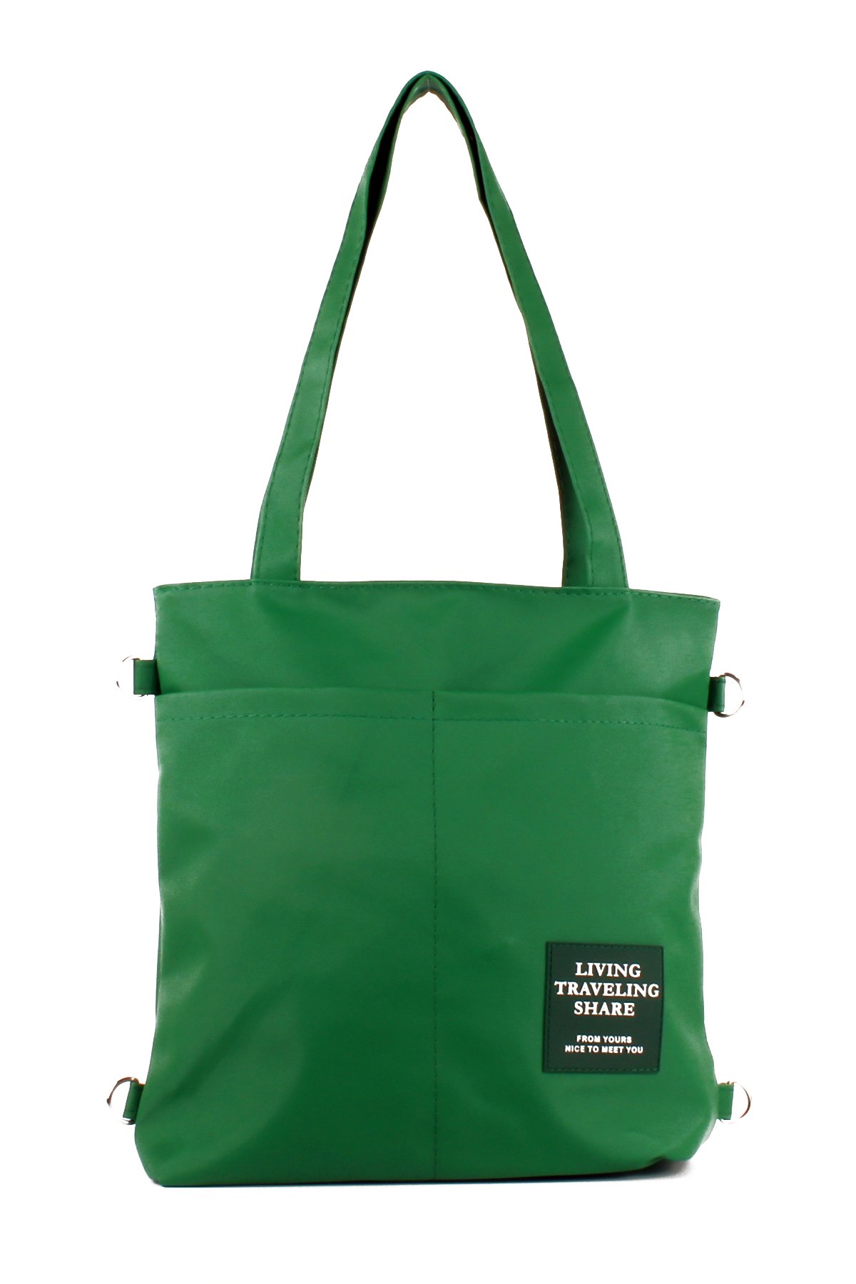 LWE1683-SyhMusabLuwwe Bag'sKadın Özel Saten Deri Üç Bölmeli Üç Fonksiyonlu Omuz ve Sırt Shopper Çanta (1683)