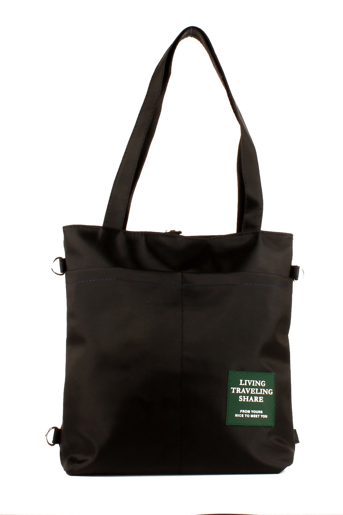 LWE1683-SyhMusabLuwwe Bag'sKadın Özel Saten Deri Üç Bölmeli Üç Fonksiyonlu Omuz ve Sırt Shopper Çanta (1683)