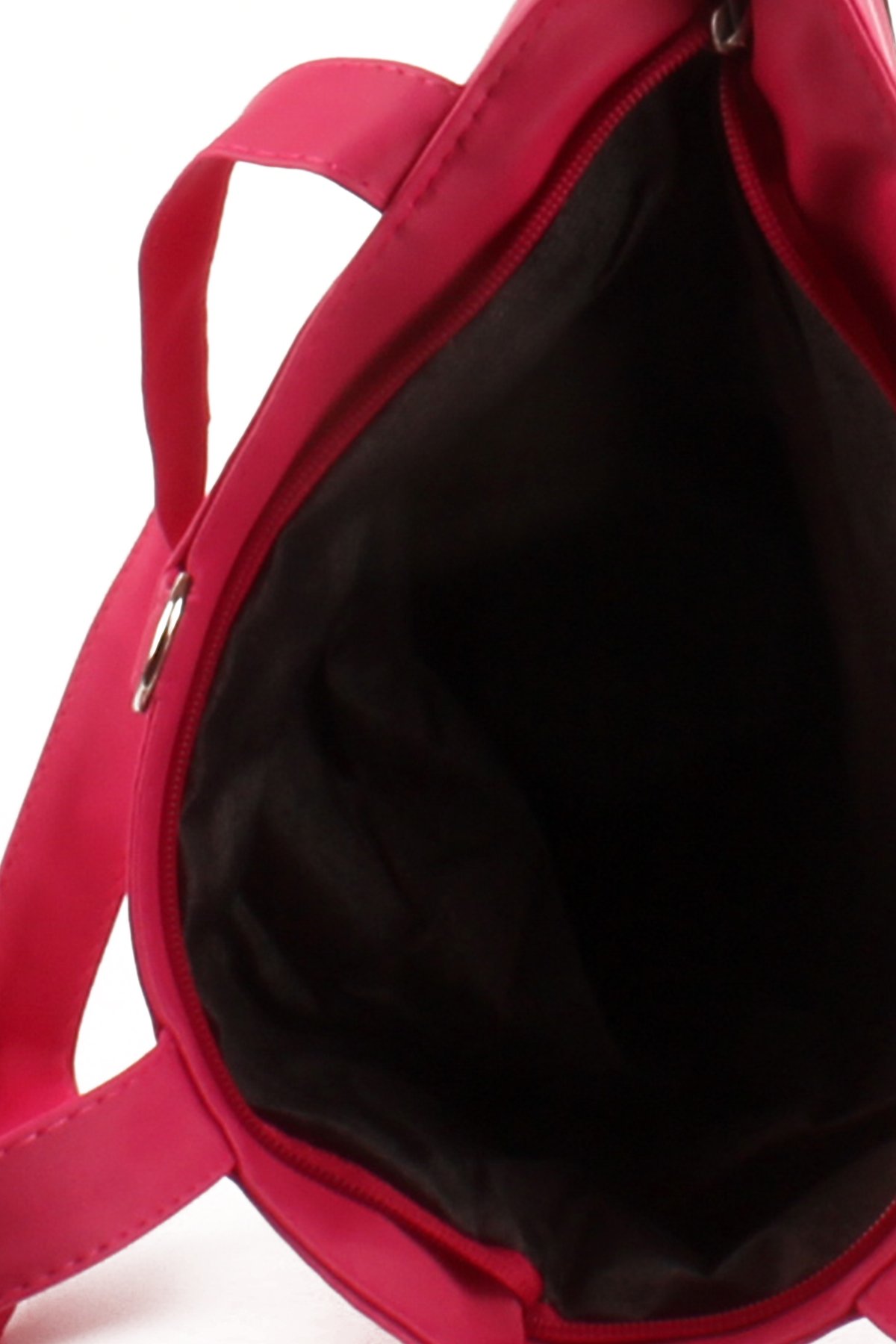 LWE1683-SyhMusabLuwwe Bag'sKadın Özel Saten Deri Üç Bölmeli Üç Fonksiyonlu Omuz ve Sırt Shopper Çanta (1683)