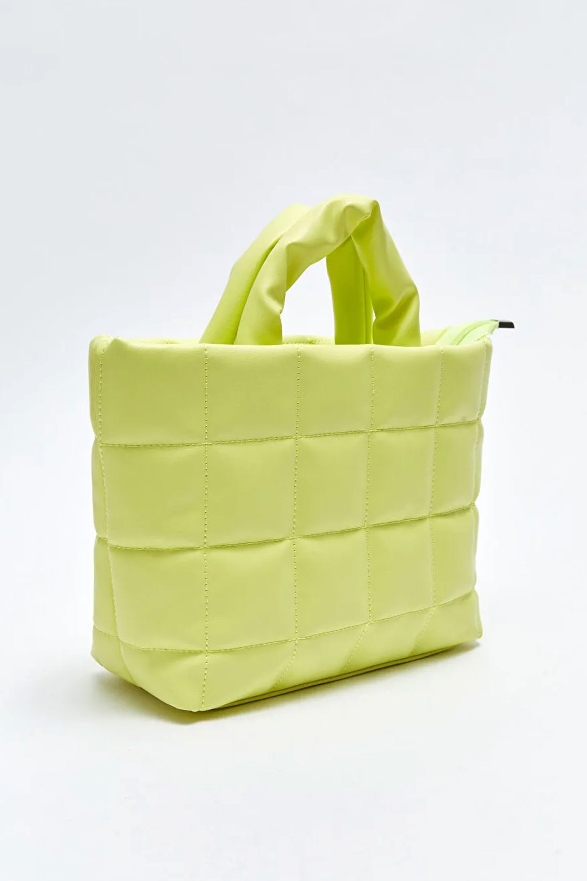 LWE1648-KrmTalhaLuwwe Bag'sKadın Özel Seri Kapitoneli Saten Astarlı Kolon Omuz Askılı El ve Omuz Çantası (1648)