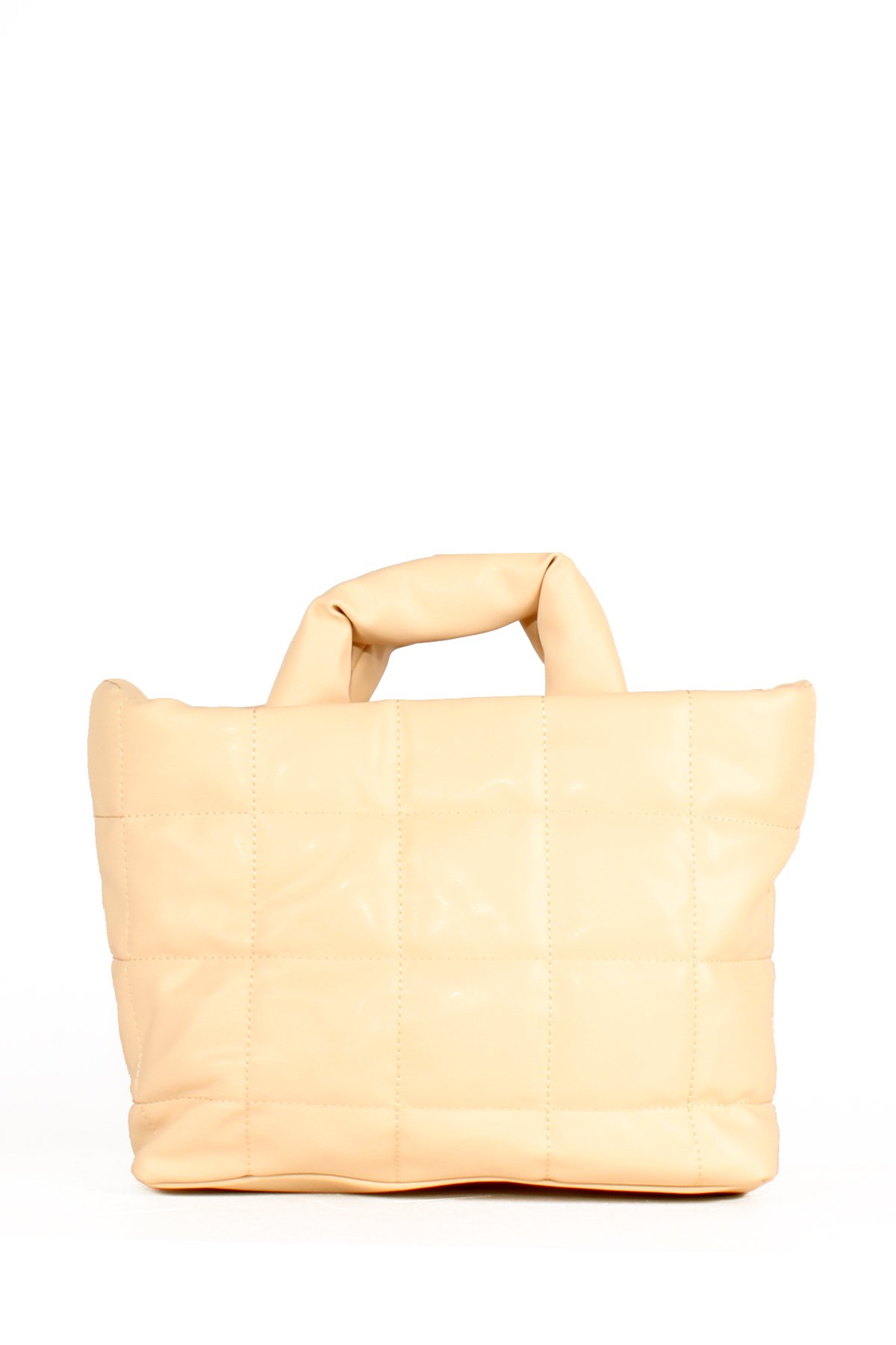 LWE1648-KrmTalhaLuwwe Bag'sKadın Özel Seri Kapitoneli Saten Astarlı Kolon Omuz Askılı El ve Omuz Çantası (1648)