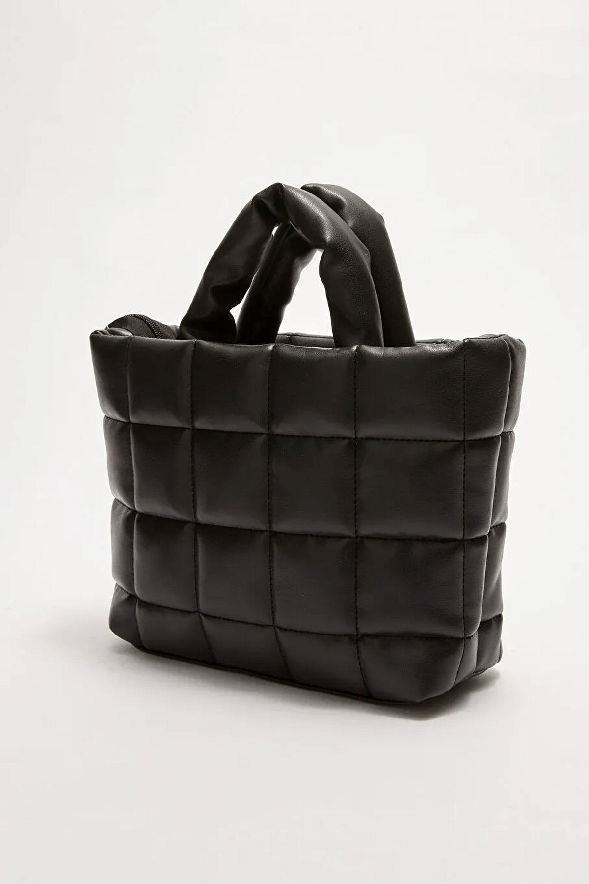 LWE1648-KrmTalhaLuwwe Bag'sKadın Özel Seri Kapitoneli Saten Astarlı Kolon Omuz Askılı El ve Omuz Çantası (1648)