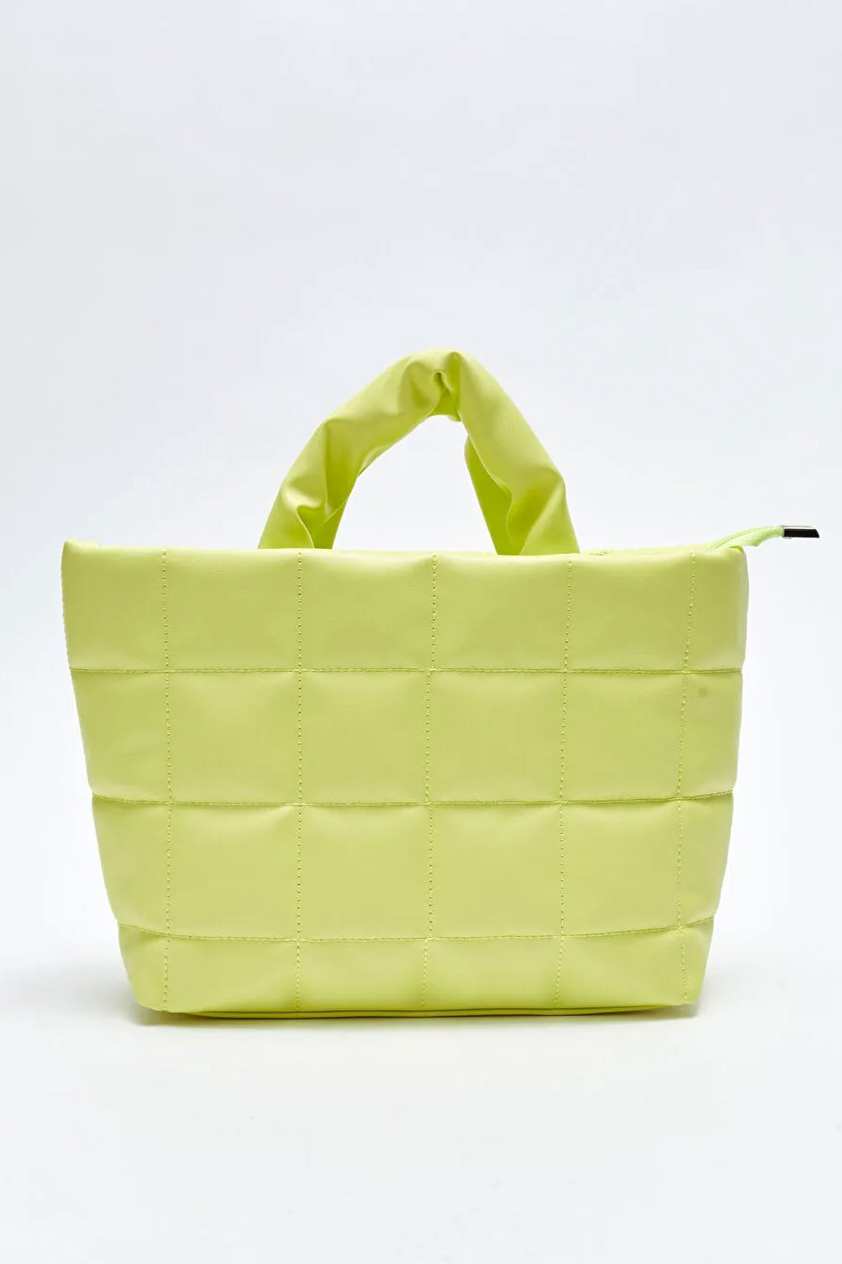 LWE1648-KrmTalhaLuwwe Bag'sKadın Özel Seri Kapitoneli Saten Astarlı Kolon Omuz Askılı El ve Omuz Çantası (1648)