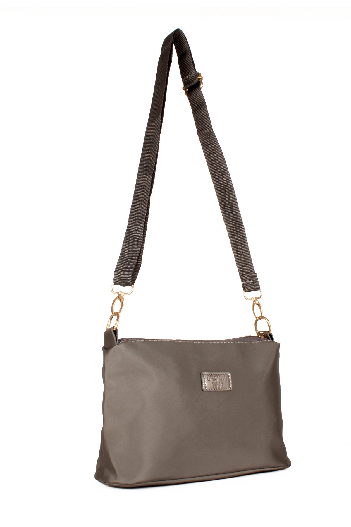 LWE20575-STalhaLuwwe Bag'sKadın Paraşüt Kumaş Çift Bölmeli Omuz Çantası (20575)