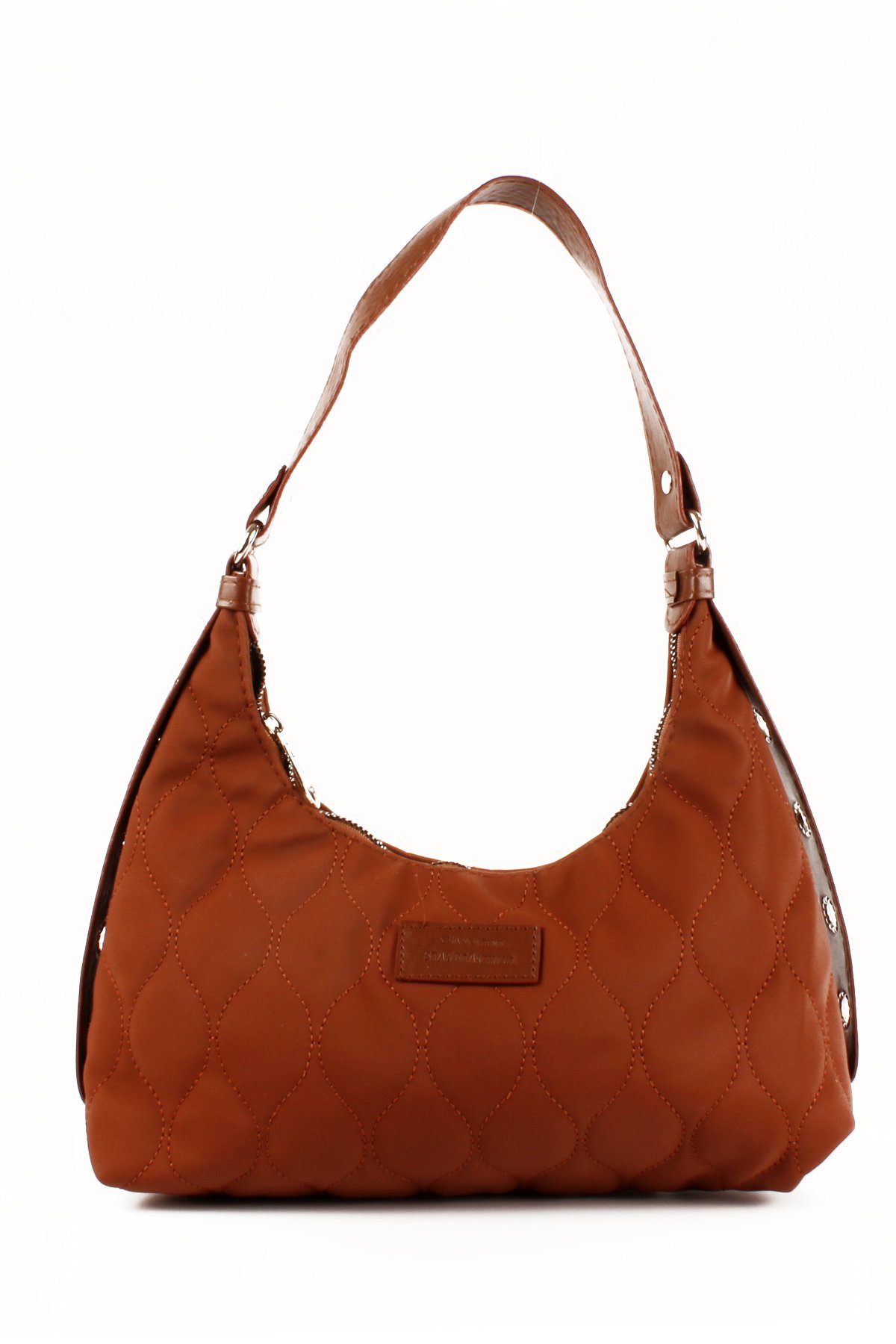 LWE10686-SyhTalhaLuwwe Bag'sKadın Paraşüt Kumaş Özel Nakışlı Kemer Detaylı Baget Çanta (10686)